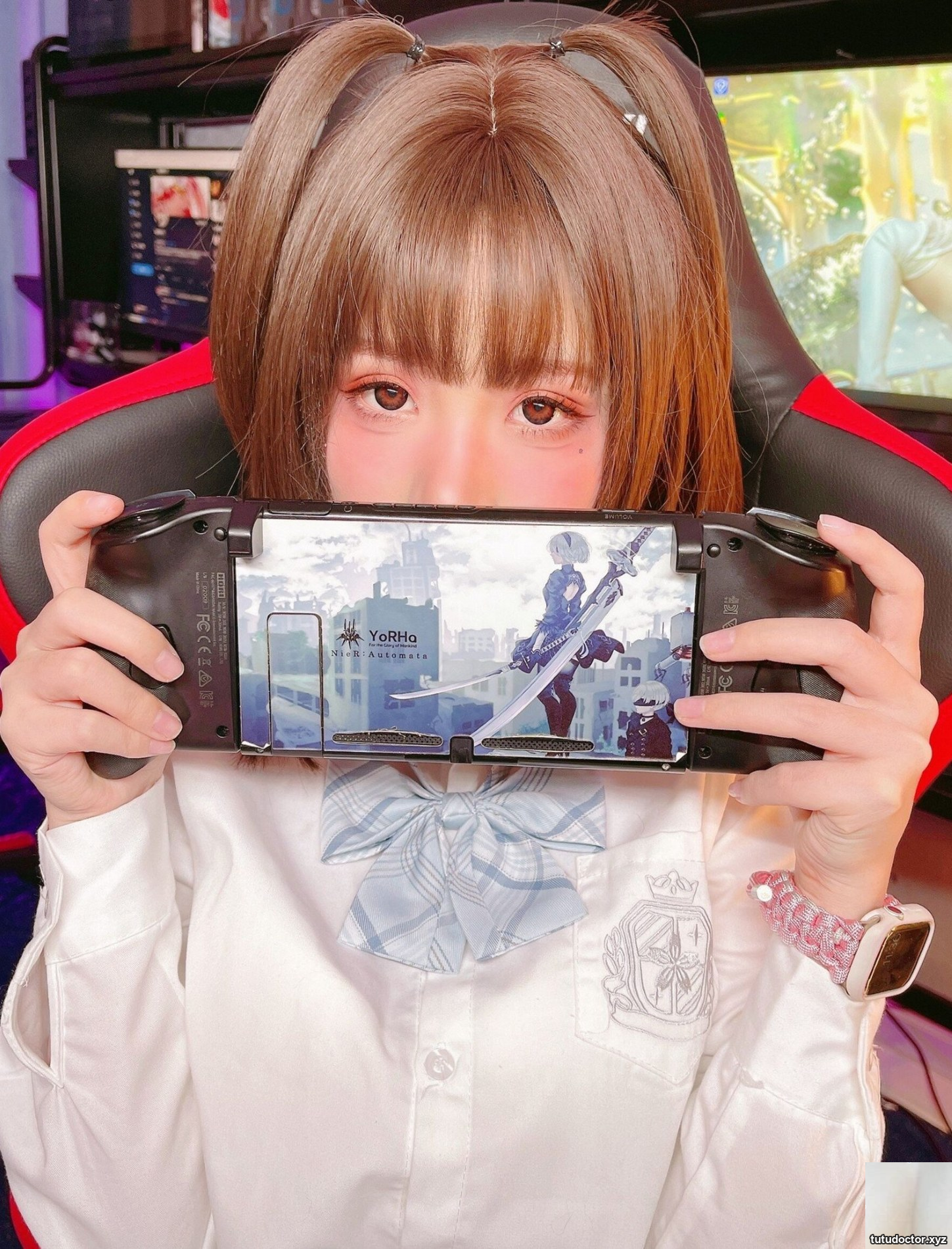 Welfare Girl-Meow Xiaoji Xiaojis Video Game Time · photo 29 of 45