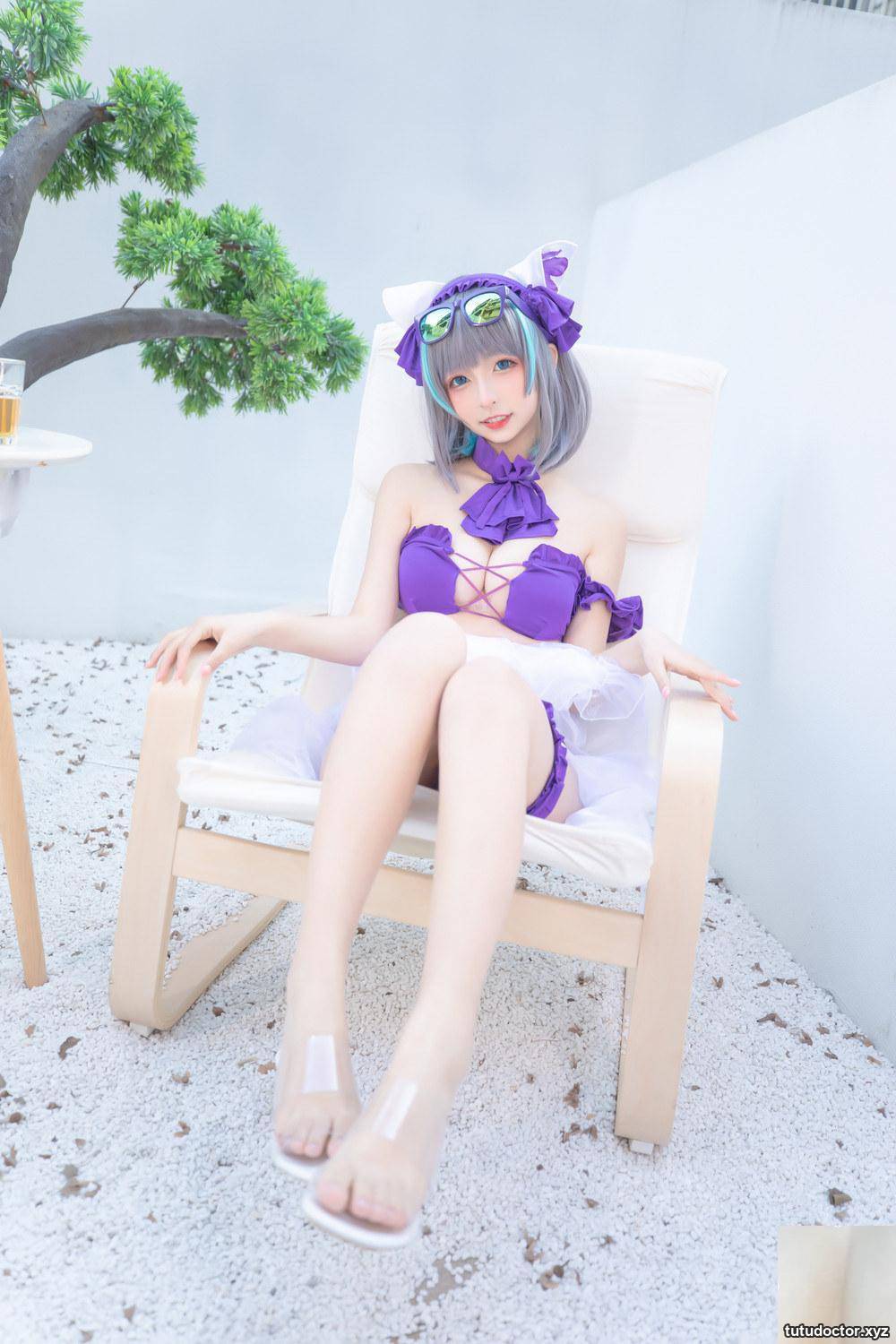 Kamikazaka Mafuyus swimsuit style in Azur Lane-Cheshire will · photo 2 of 90
