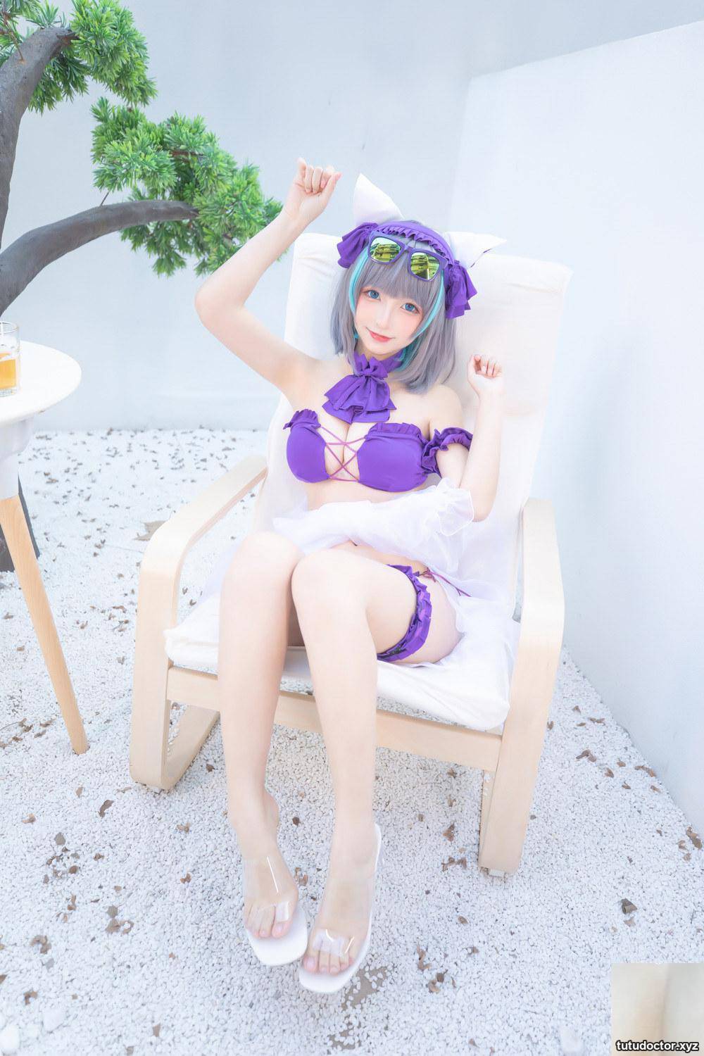 Kamikazaka Mafuyus swimsuit style in Azur Lane-Cheshire will · photo 3 of 90