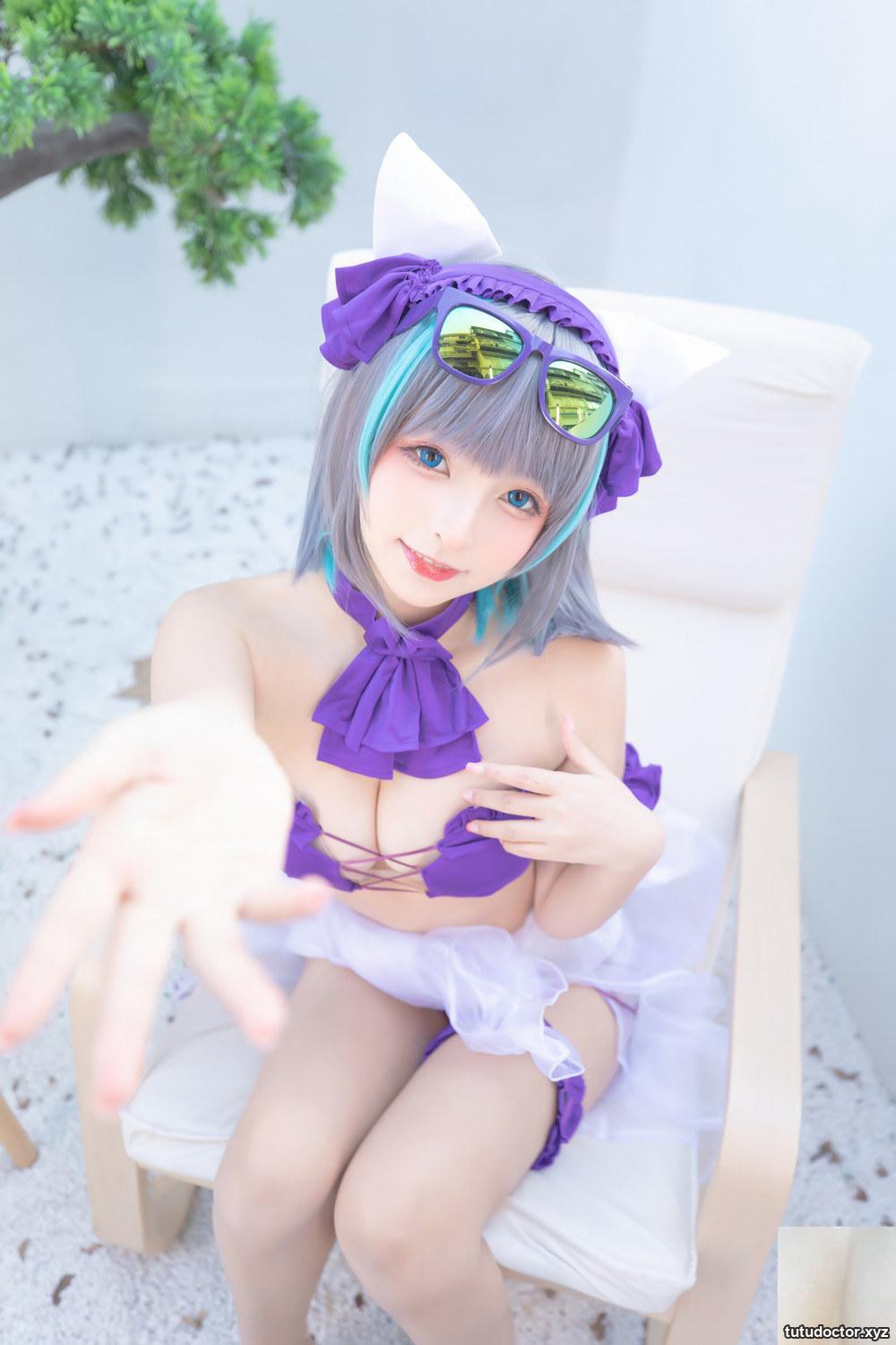Kamikazaka Mafuyus swimsuit style in Azur Lane-Cheshire will · photo 7 of 90