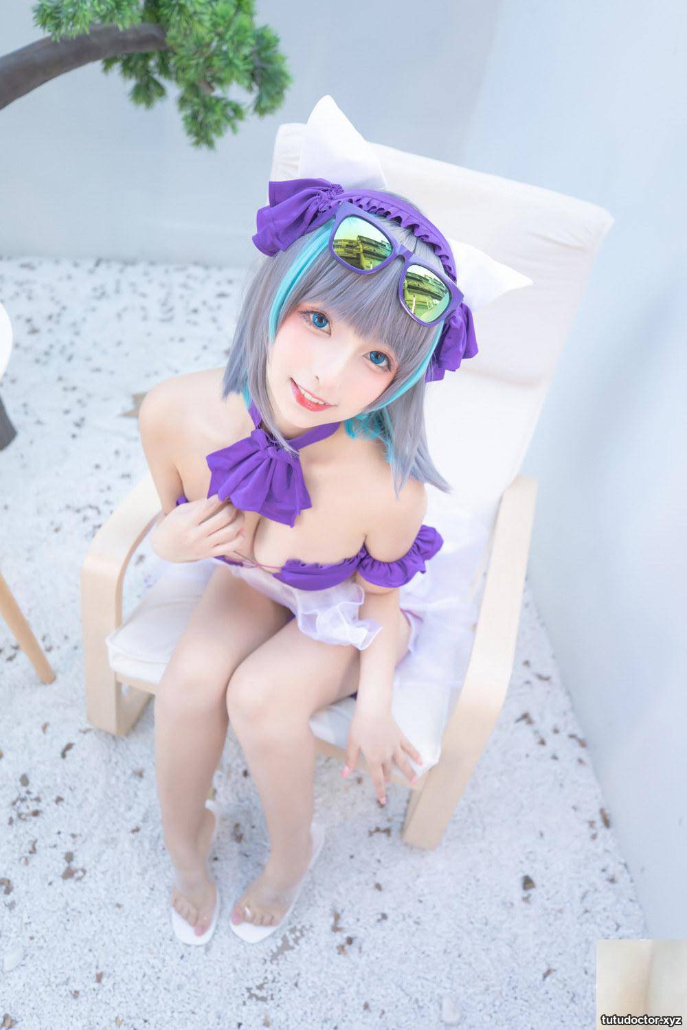 Kamikazaka Mafuyus swimsuit style in Azur Lane-Cheshire will · photo 10 of 90