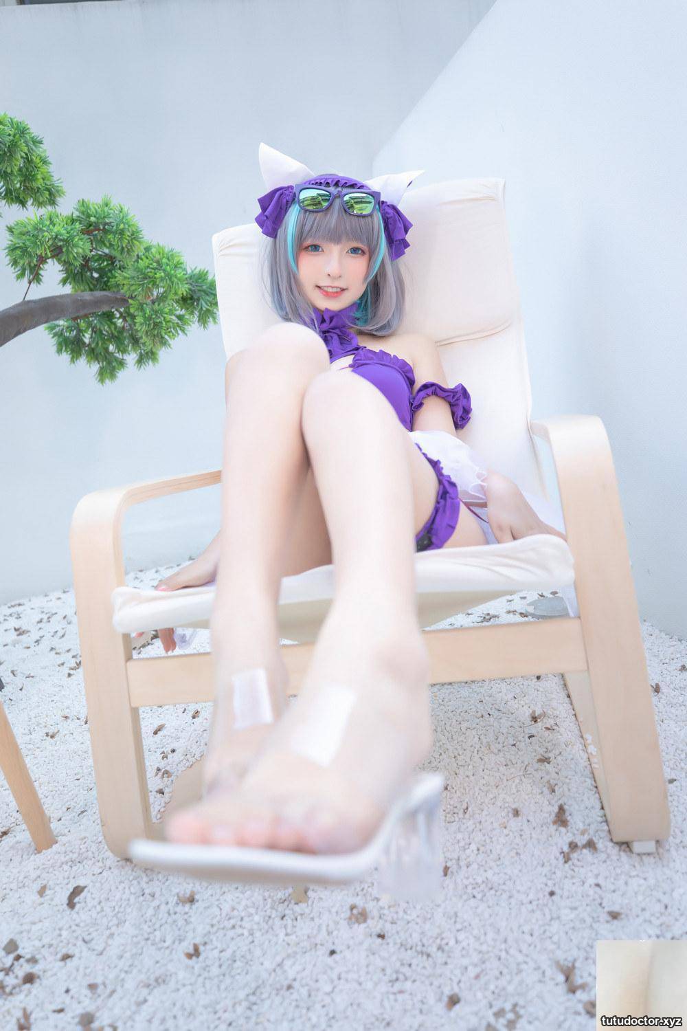 Kamikazaka Mafuyus swimsuit style in Azur Lane-Cheshire will · photo 16 of 90