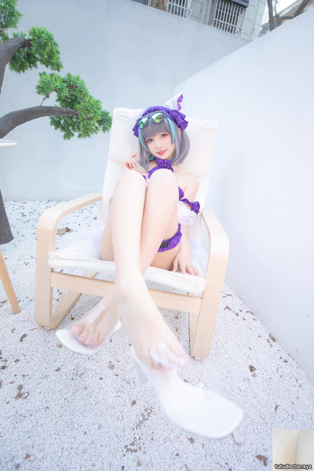 Kamikazaka Mafuyus swimsuit style in Azur Lane-Cheshire will · photo 18 of 90