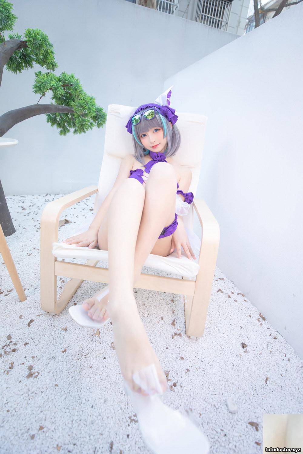 Kamikazaka Mafuyus swimsuit style in Azur Lane-Cheshire will · photo 19 of 90