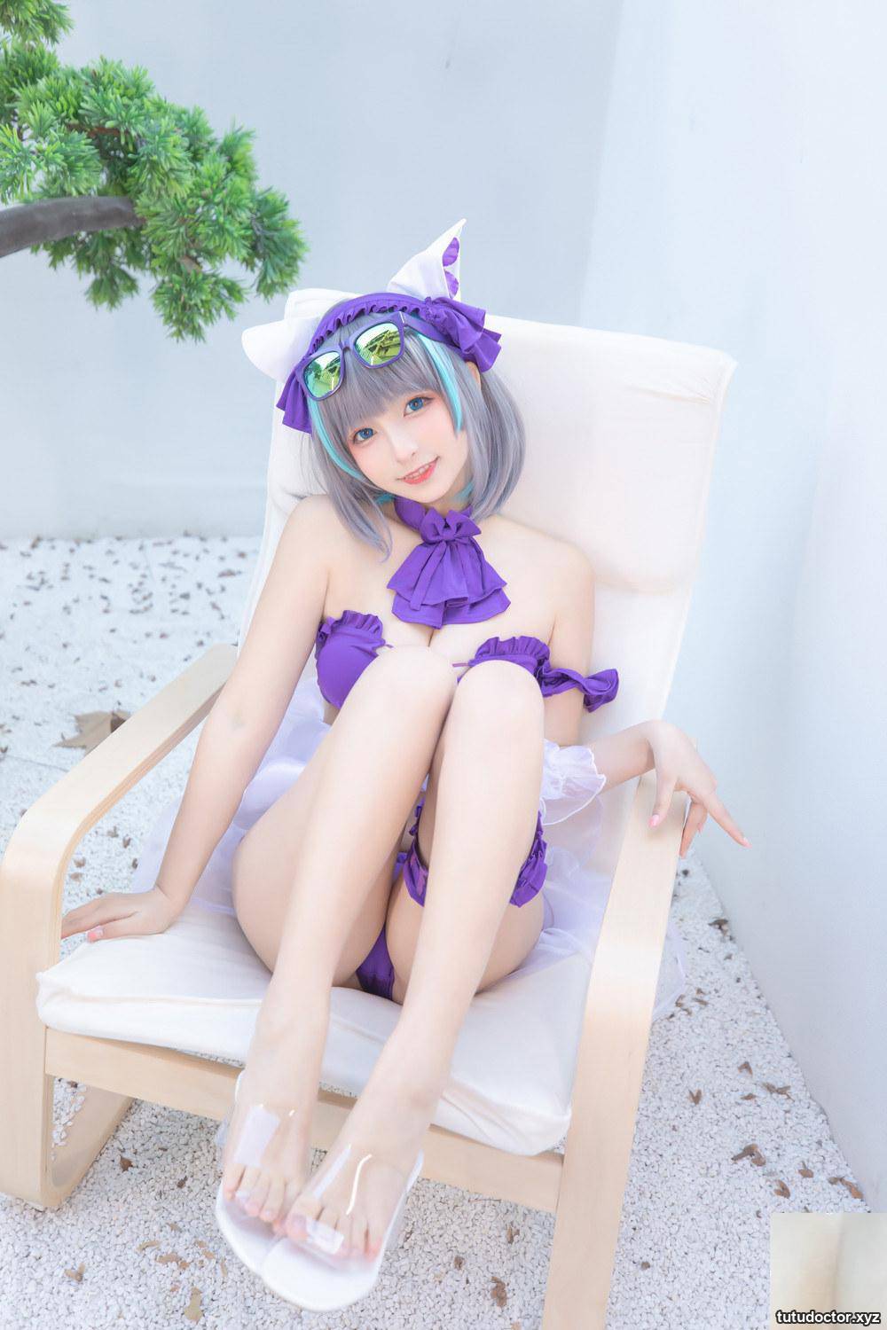 Kamikazaka Mafuyus swimsuit style in Azur Lane-Cheshire will · photo 33 of 90
