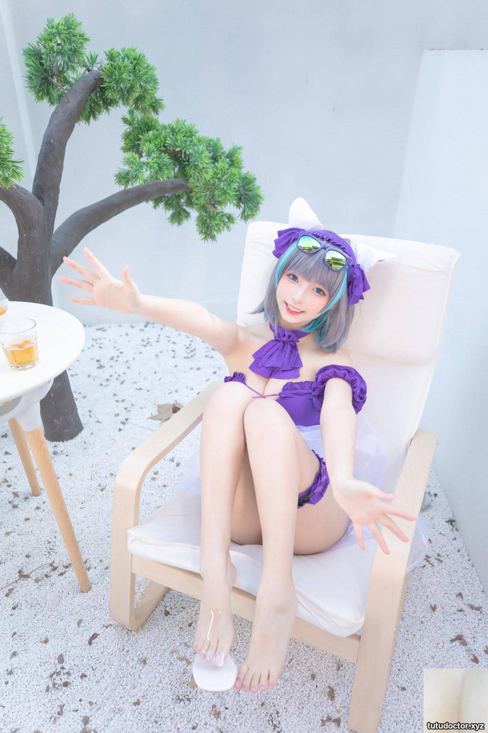 Kamikazaka Mafuyus swimsuit style in Azur Lane-Cheshire will · photo 35 of 90