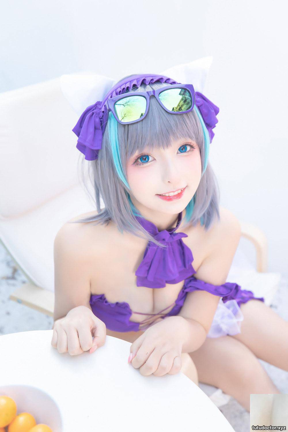 Kamikazaka Mafuyus swimsuit style in Azur Lane-Cheshire will · photo 45 of 90