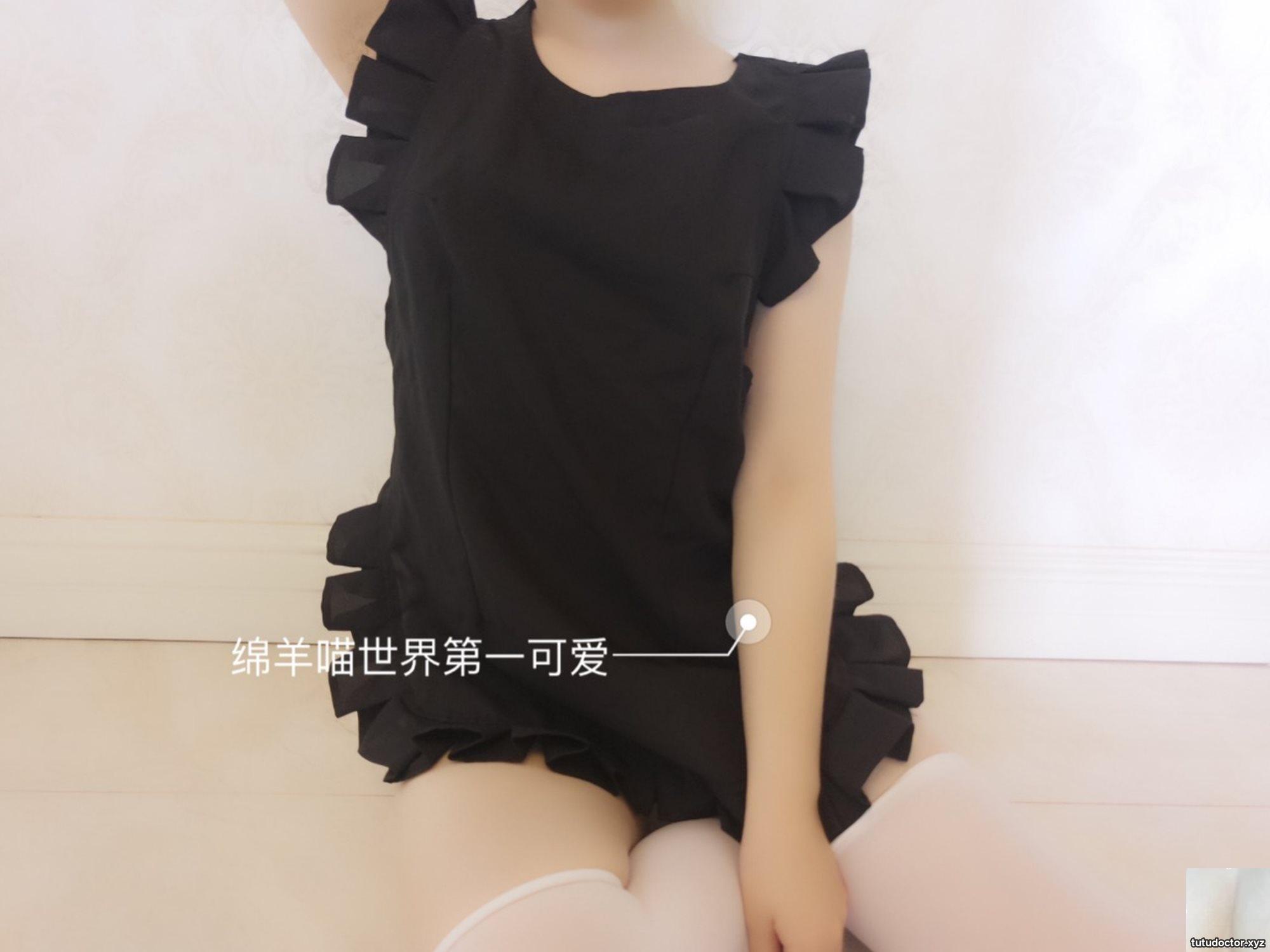 Welfare Girl-Sheep Meow Black Apron No Mosaic VIP Exclusive · photo 32 of 33