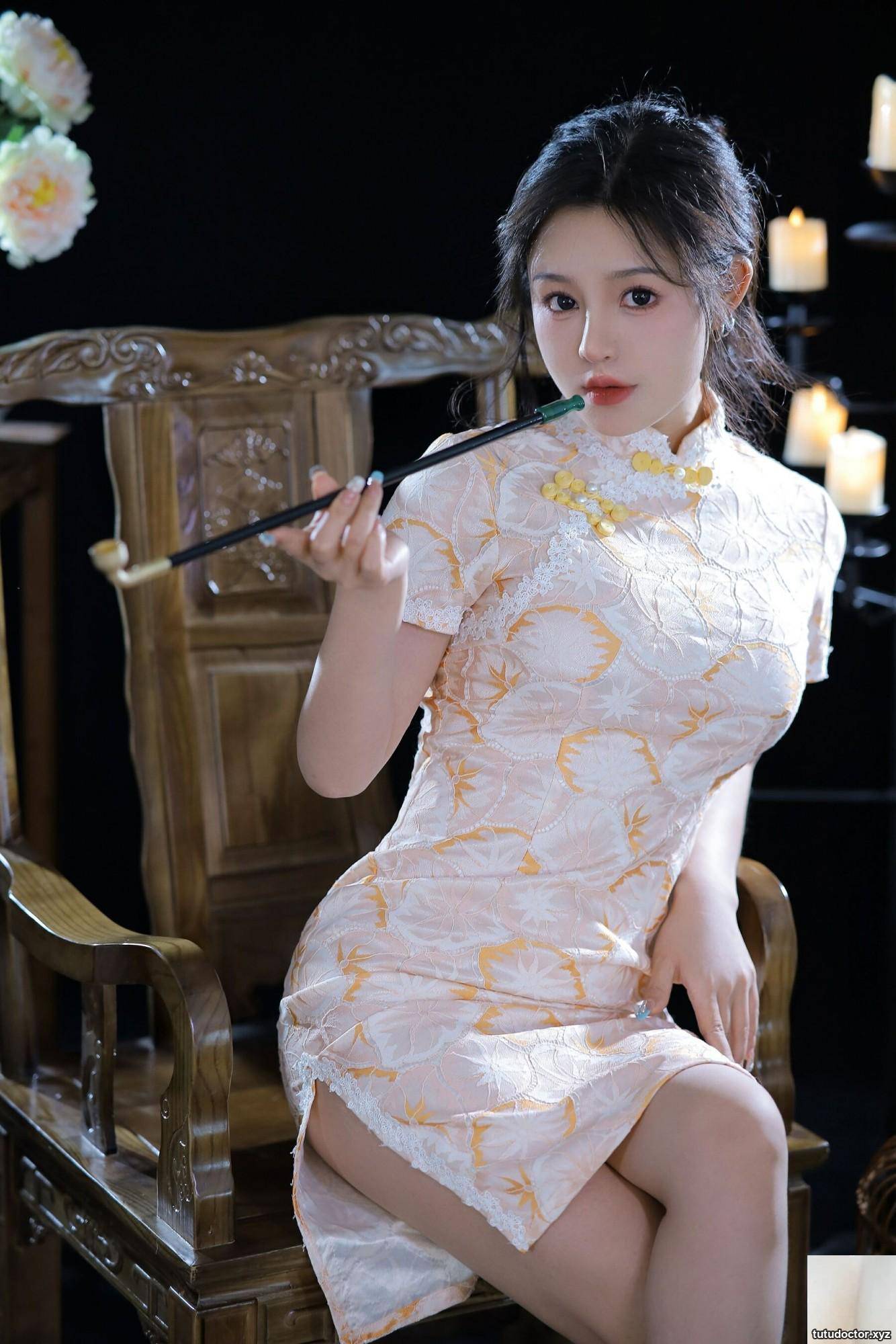 (Online collection) Welfare Girl-Tao Nuanjiang “Cheongsam Sun and Moonlight” (60P)