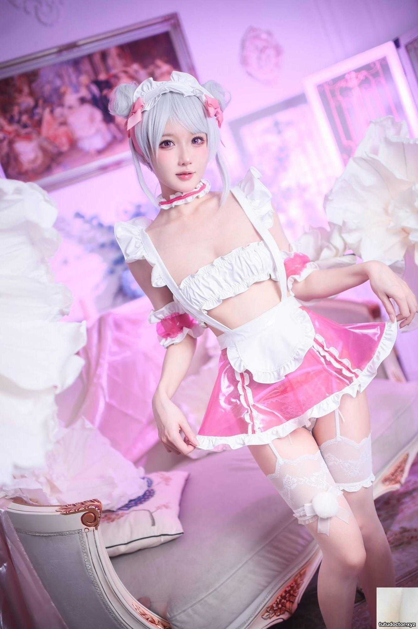 (Online collection) Welfare girl Abao is also a rabbit girl “Tanabata Pink Maid” VIP Exclusive (50P)
