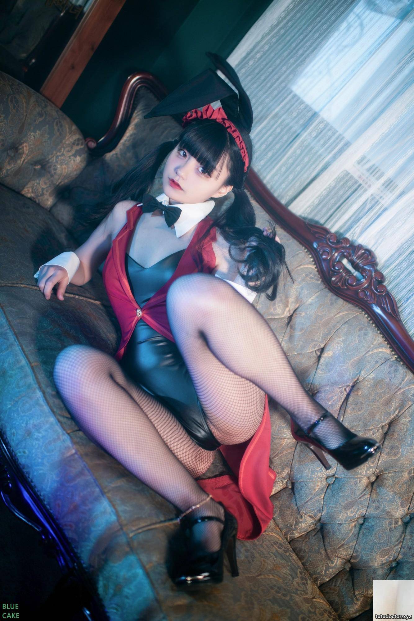 Jenny(정제니)s Bunny Girl in Fishnet Stockings 2 poses with · photo 29 of 55
