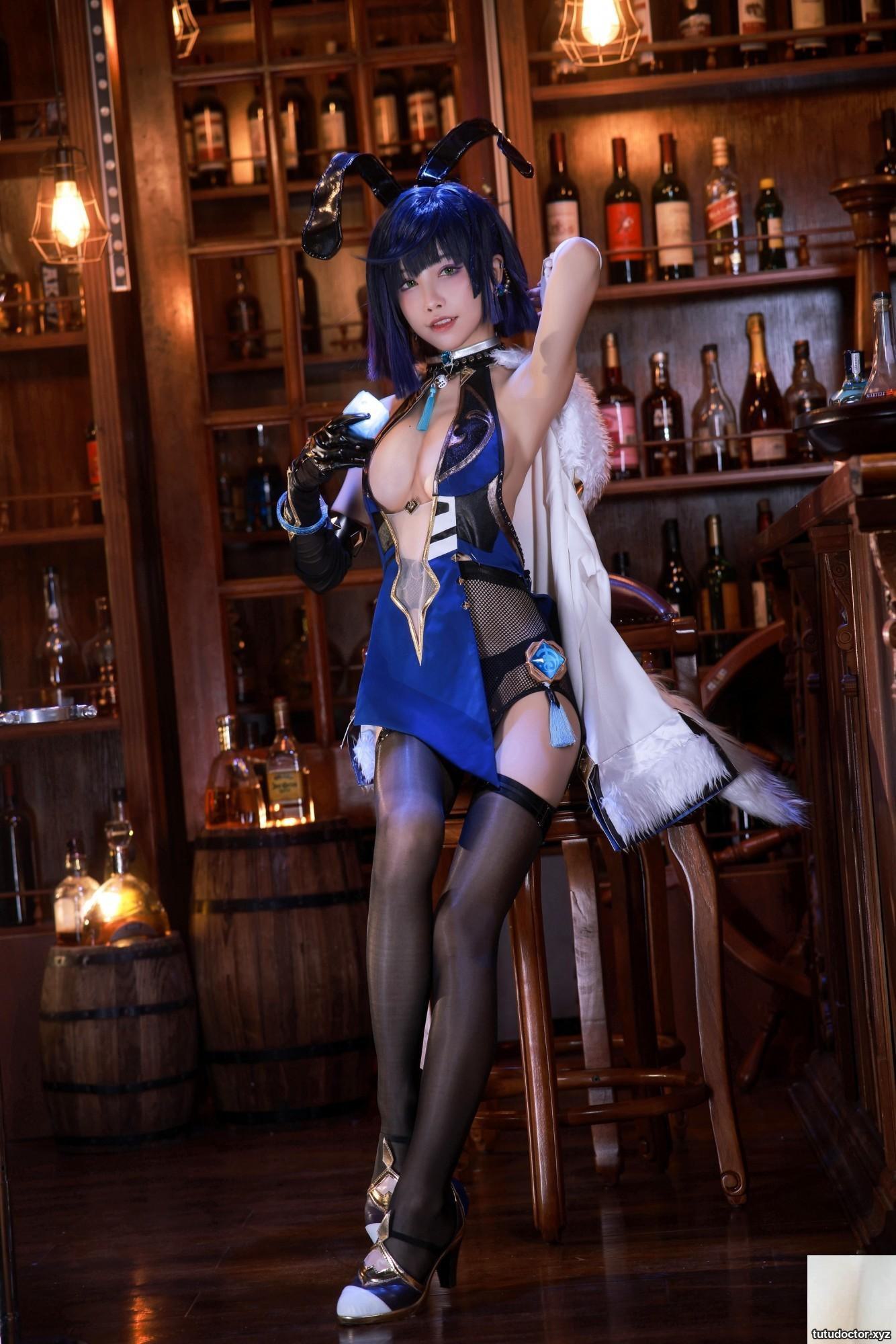 Shuimiao Aqua’s “Genshin Impact-Yelan 2” bunny girl’s beautiful back makes people look amazing (66P)