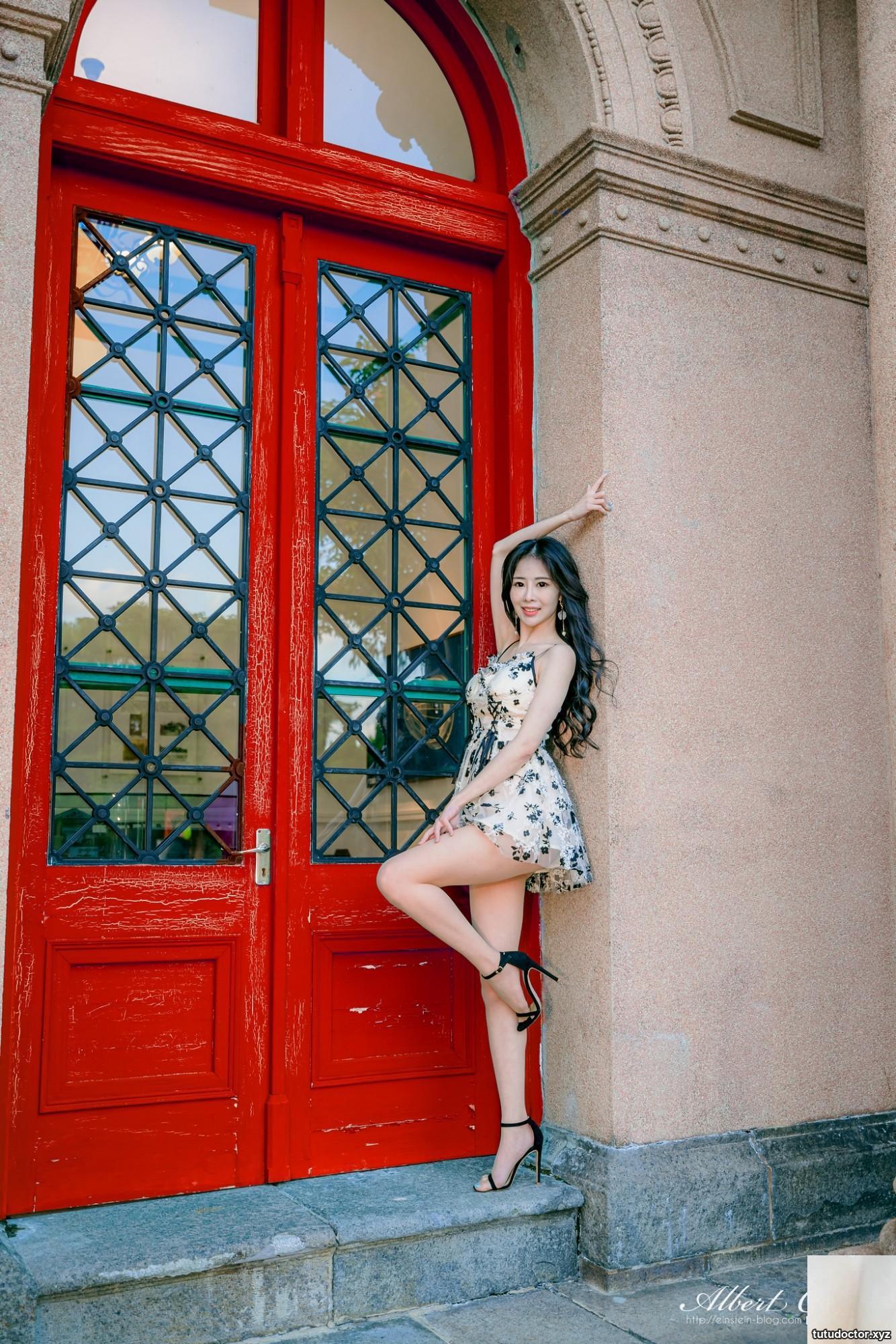 (Collection from the Internet) Taiwanese beautiful leg girl-Athena Nana (Nana Lin beautiful leg beauty outdoor shooting (2) (7