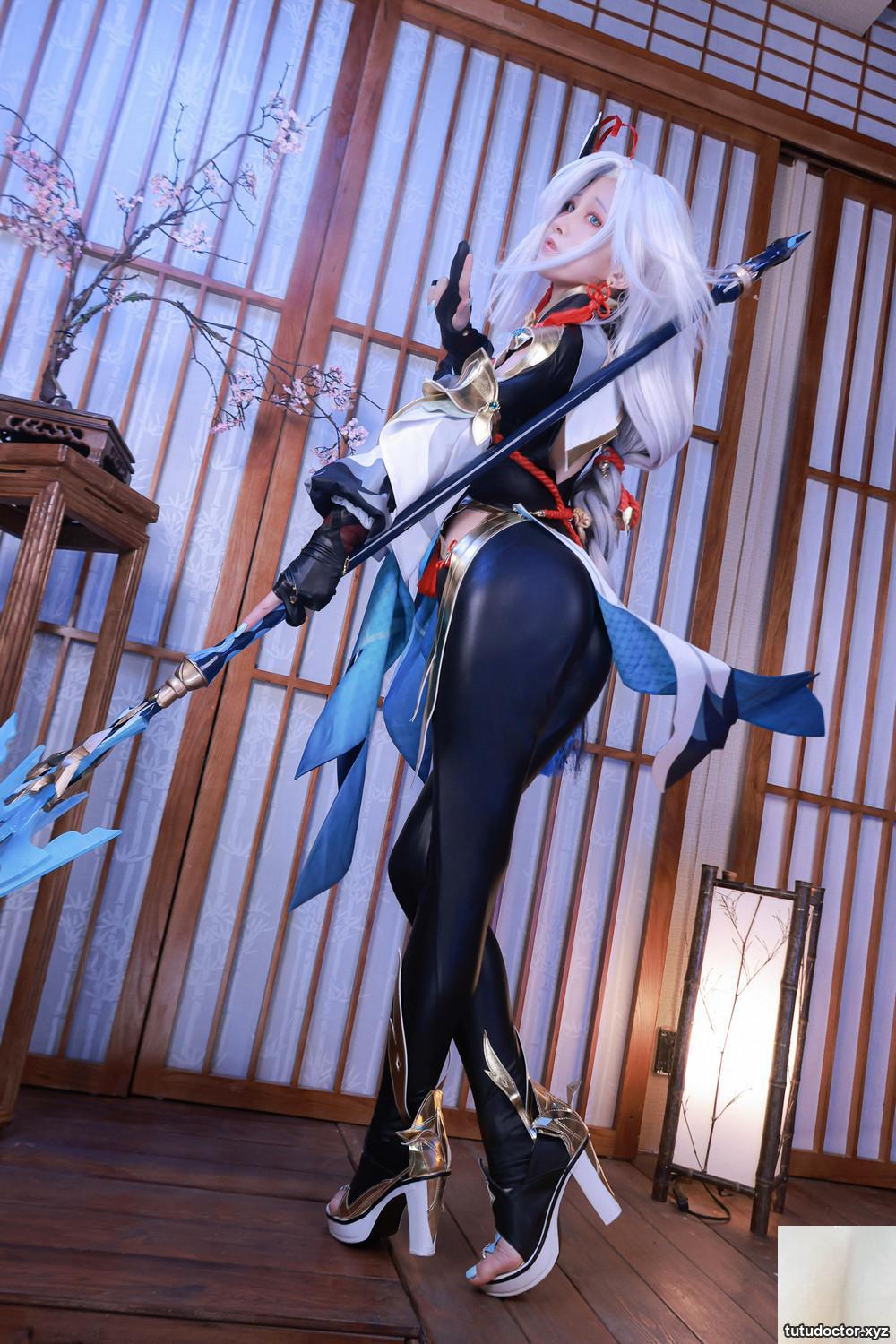 Shui Miao Aquas Original God-Shen He tights show off the peach · photo 4 of 30