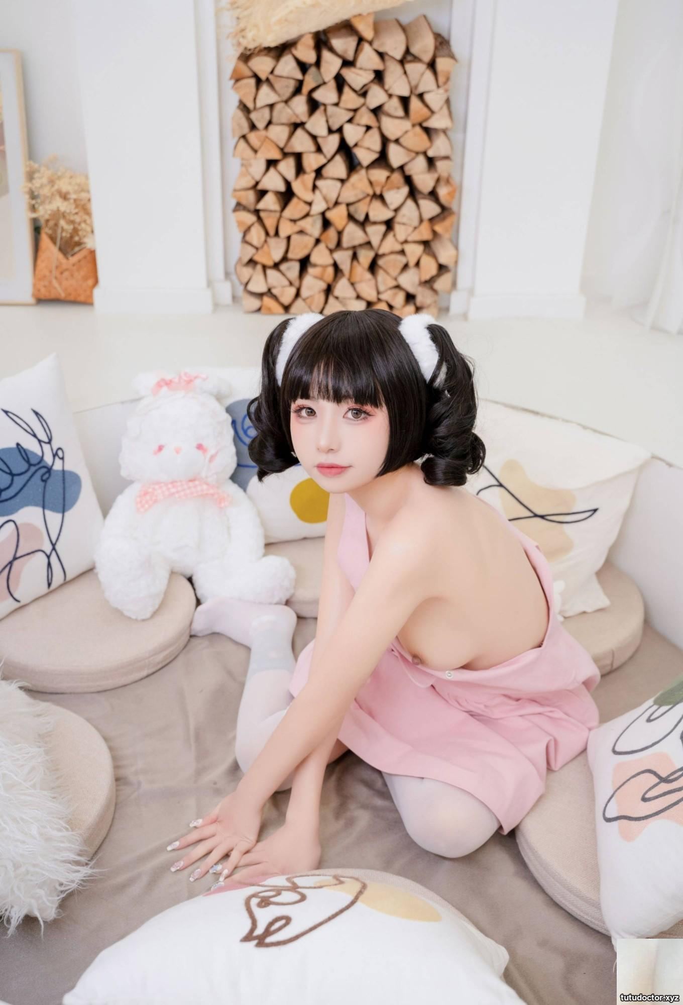 Welfare girl Meow Xiaojis Peach Oolong VIP exclusive (91P) ( · photo 63 of 91