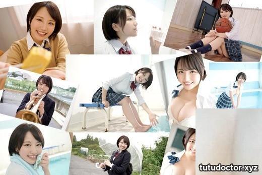 Azu Amatsuki: The cutest short-cut beautiful girl in school, precocious Fcup Azu Amatsuki exclusive AV devi