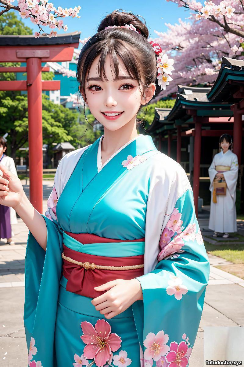 The beauty wears Kimono · photo 186 of 222