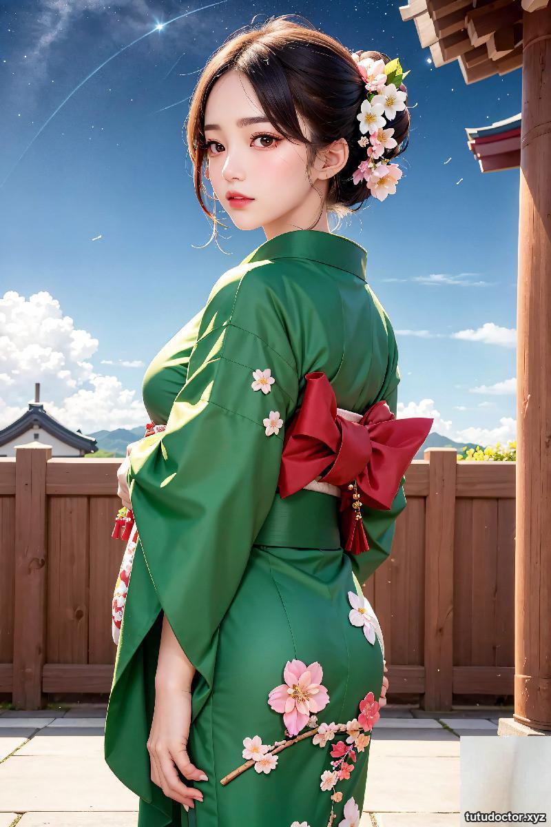 The beauty wears Kimono · photo 187 of 222