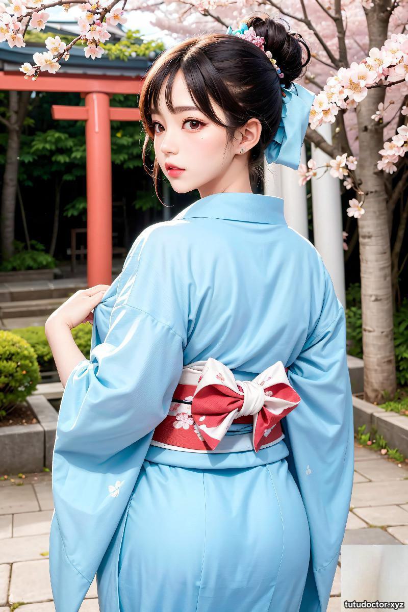 The beauty wears Kimono · photo 190 of 222