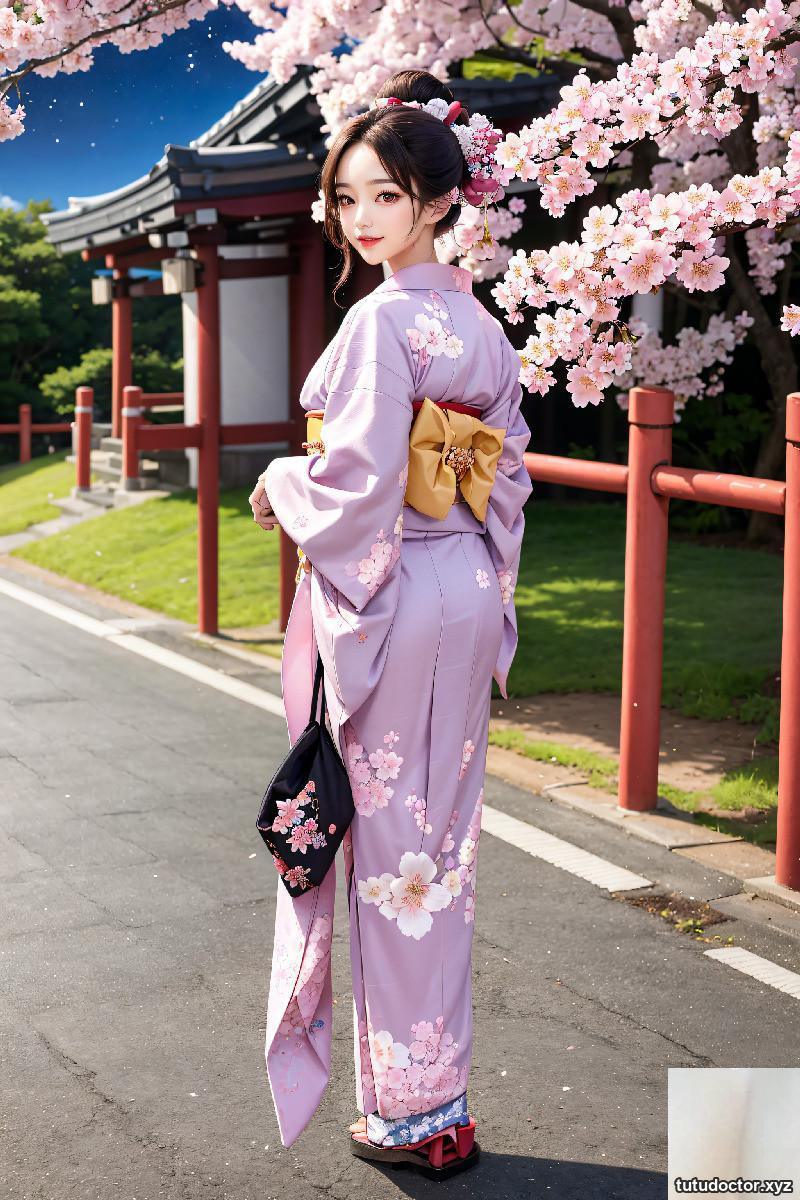 The beauty wears Kimono · photo 191 of 222