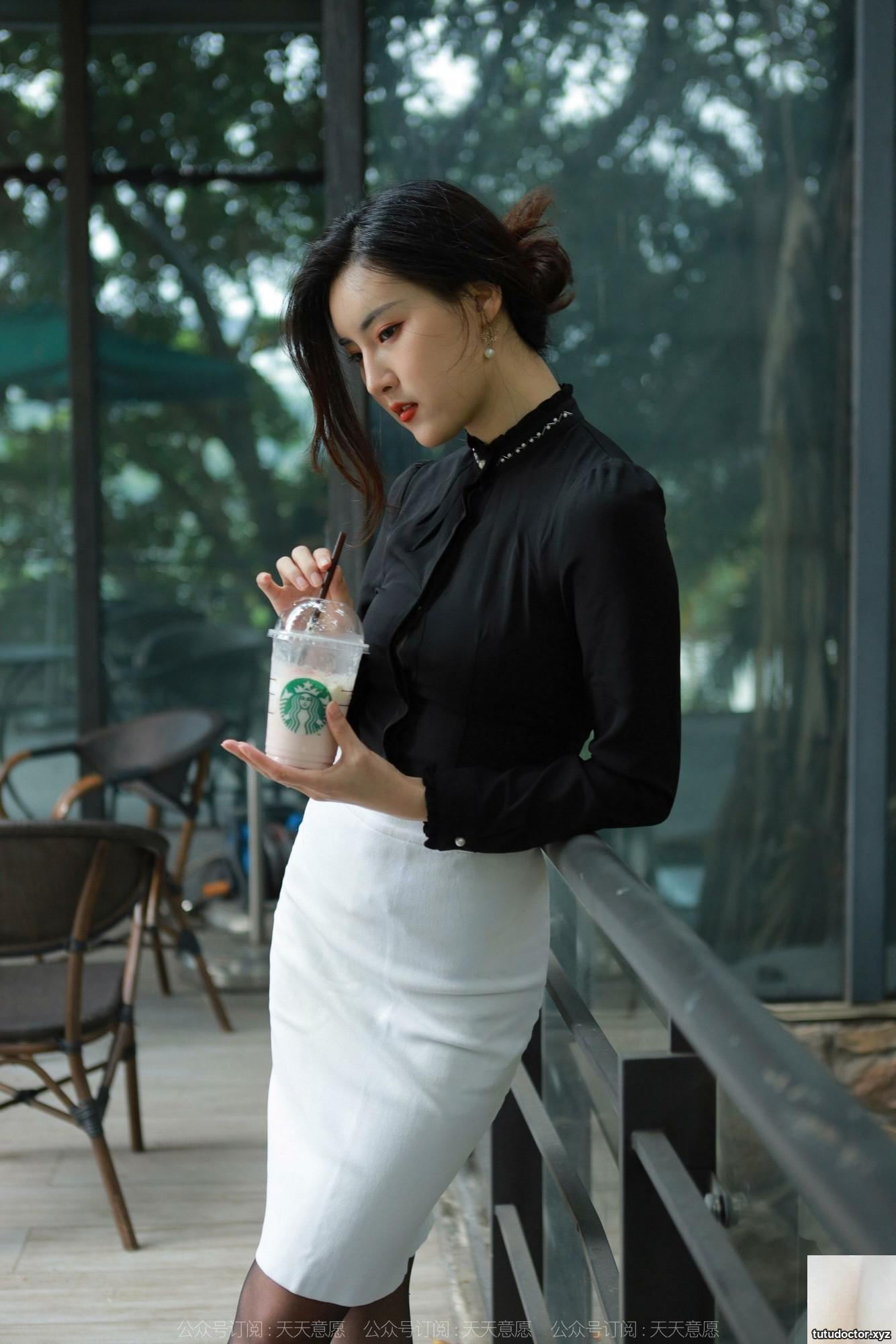 (IESS) Model: Xiaobao “Black Silk Black Shirt” (81P)