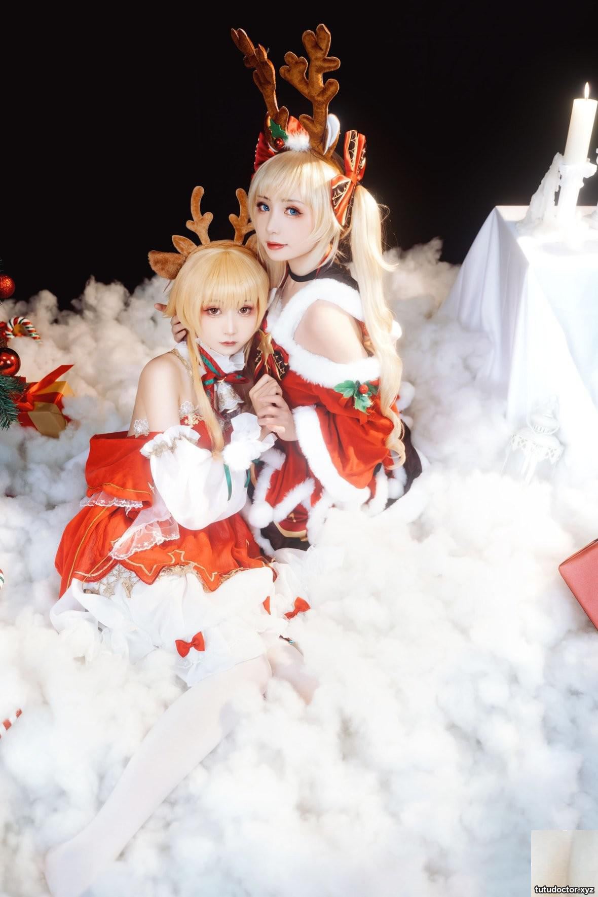 Explosive Girl Nya Koyoshi Kanonuriko – Genshin Impact Christmas · photo 23 of 88