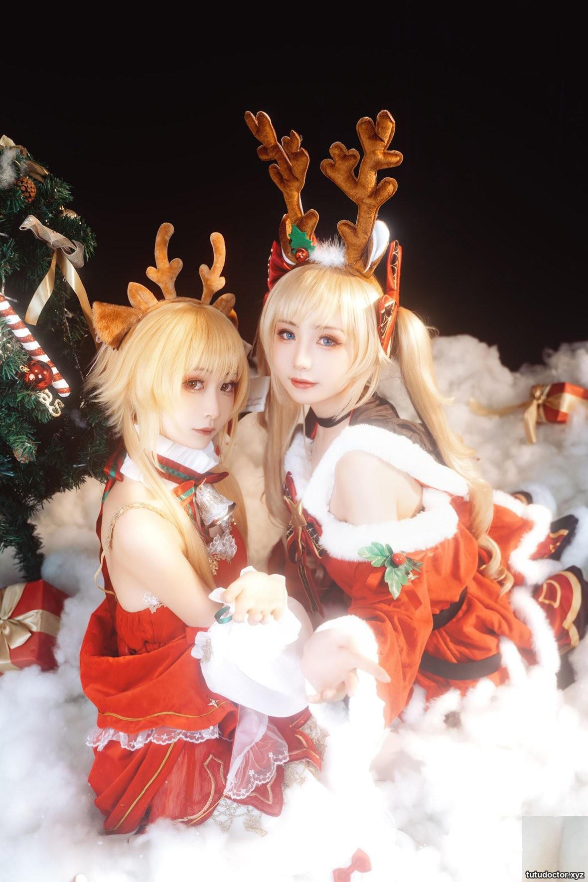 Explosive Girl Nya Koyoshi Kanonuriko – Genshin Impact Christmas · photo 24 of 88