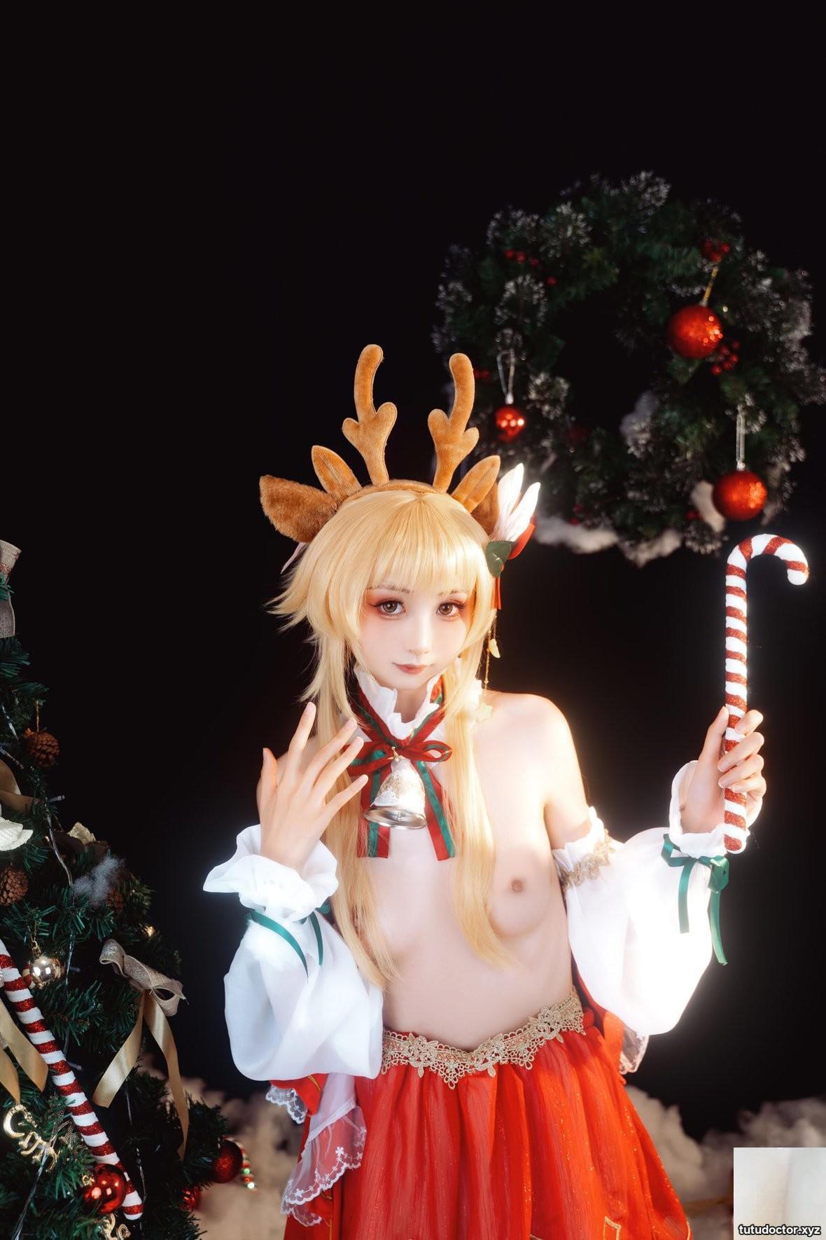 Explosive Girl Nya Koyoshi Kanonuriko – Genshin Impact Christmas · photo 25 of 88
