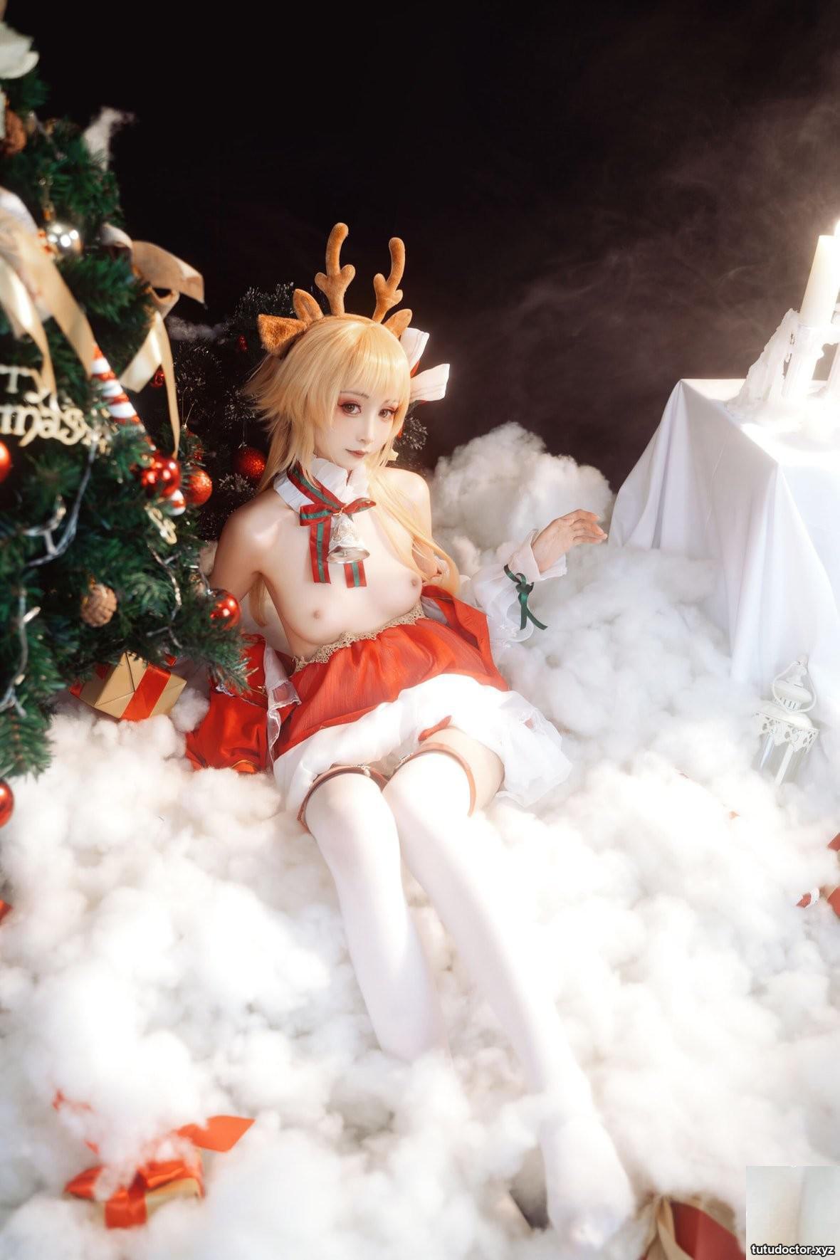 Explosive Girl Nya Koyoshi Kanonuriko – Genshin Impact Christmas · photo 32 of 88