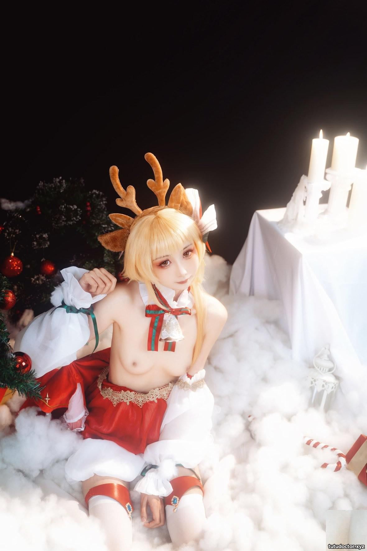 Explosive Girl Nya Koyoshi Kanonuriko – Genshin Impact Christmas · photo 33 of 88