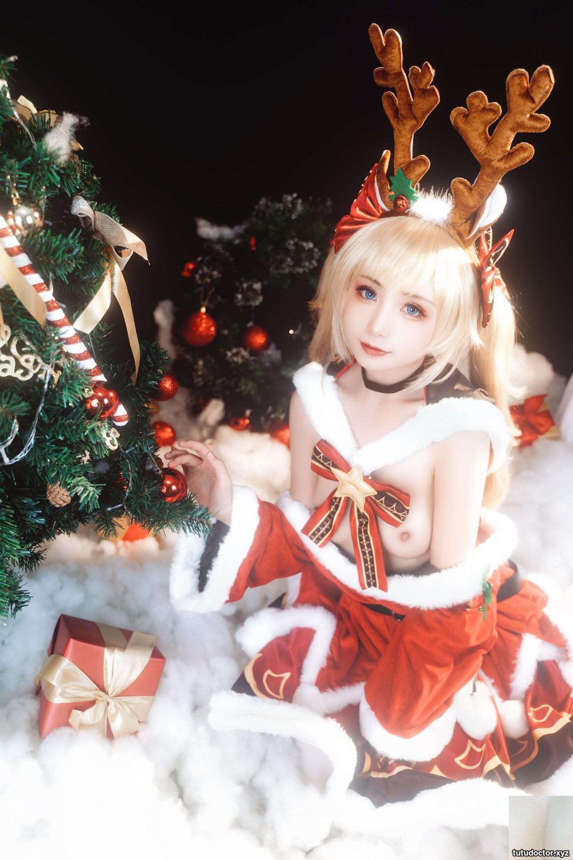 Explosive Girl Nya Koyoshi Kanonuriko – Genshin Impact Christmas · photo 34 of 88
