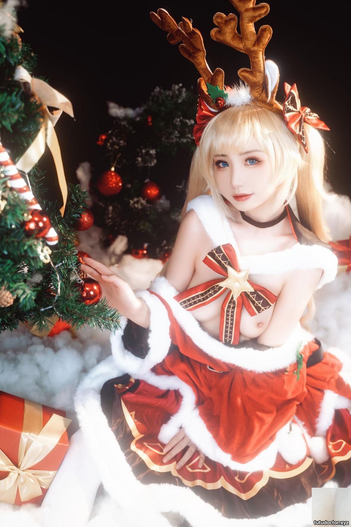Explosive Girl Nya Koyoshi Kanonuriko – Genshin Impact Christmas · photo 35 of 88