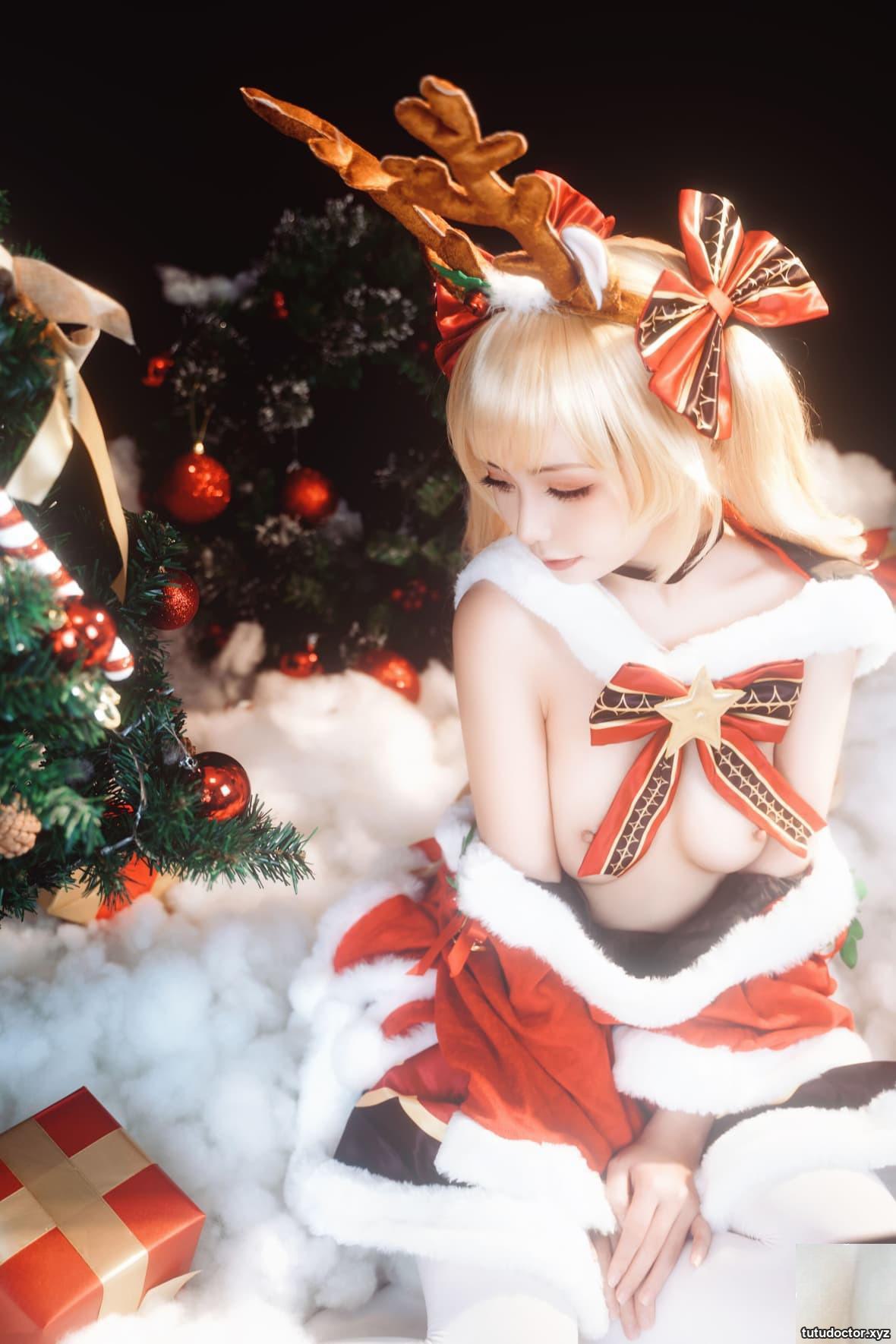 Explosive Girl Nya Koyoshi Kanonuriko – Genshin Impact Christmas · photo 36 of 88