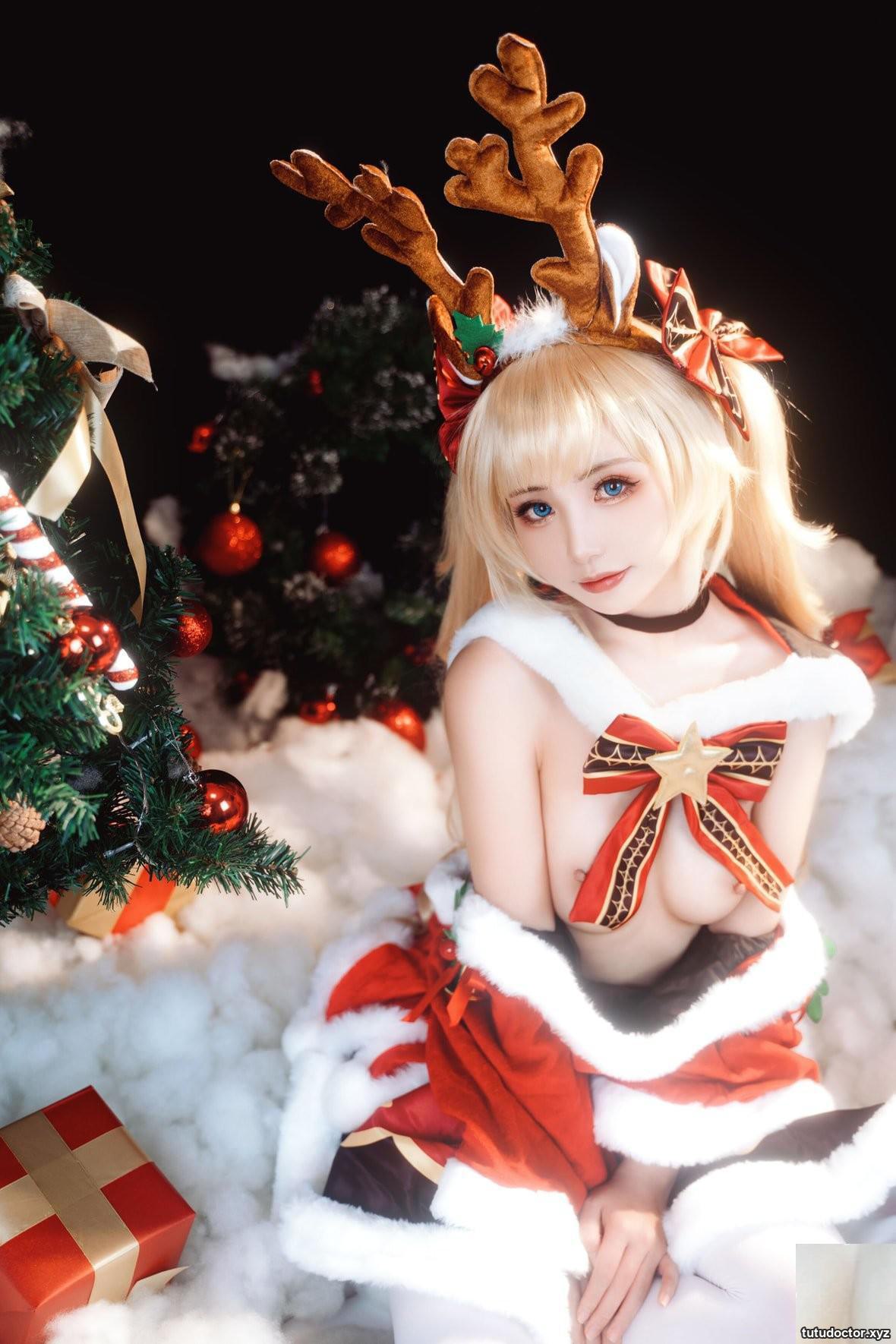 Explosive Girl Nya Koyoshi Kanonuriko – Genshin Impact Christmas · photo 37 of 88