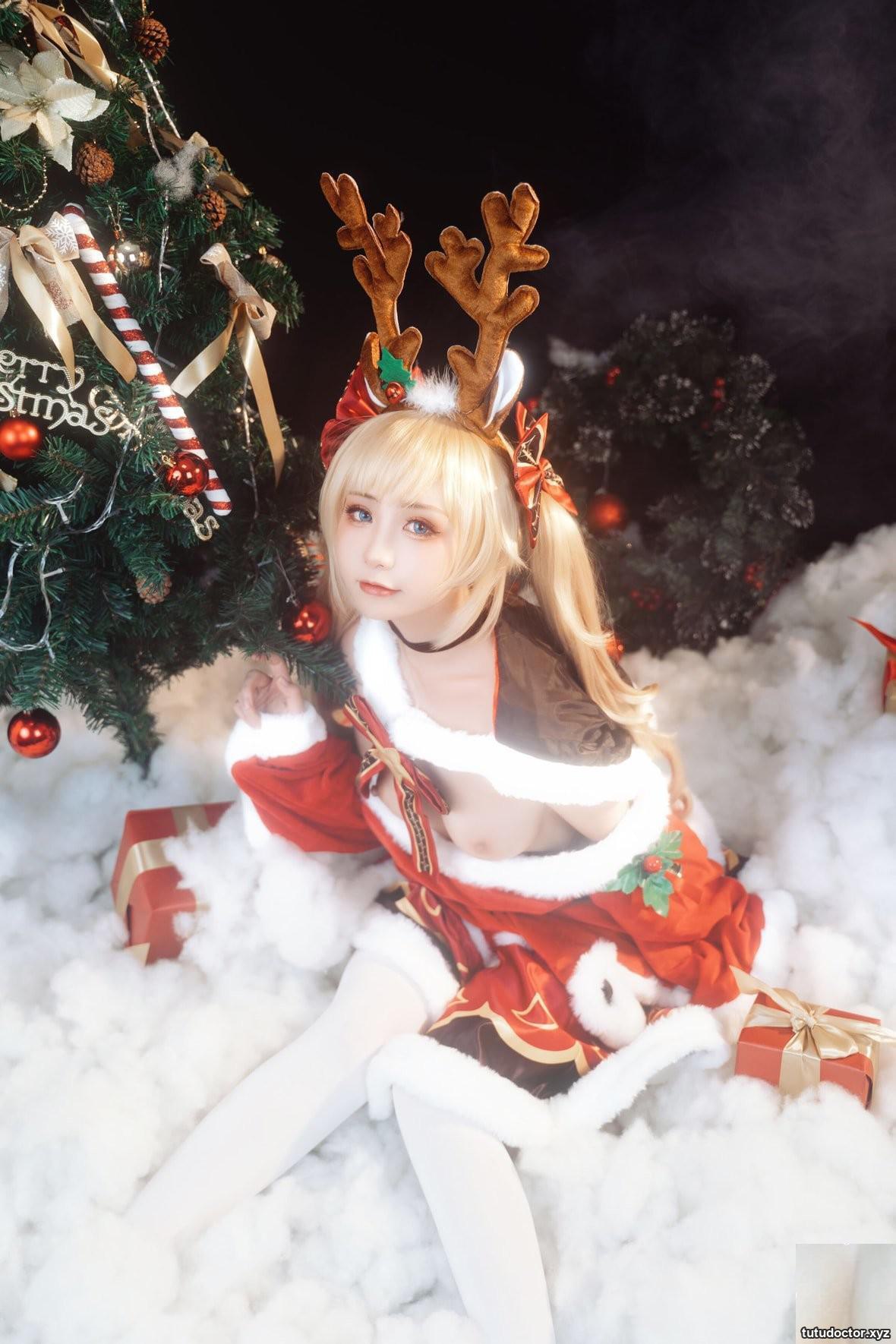 Explosive Girl Nya Koyoshi Kanonuriko – Genshin Impact Christmas · photo 42 of 88