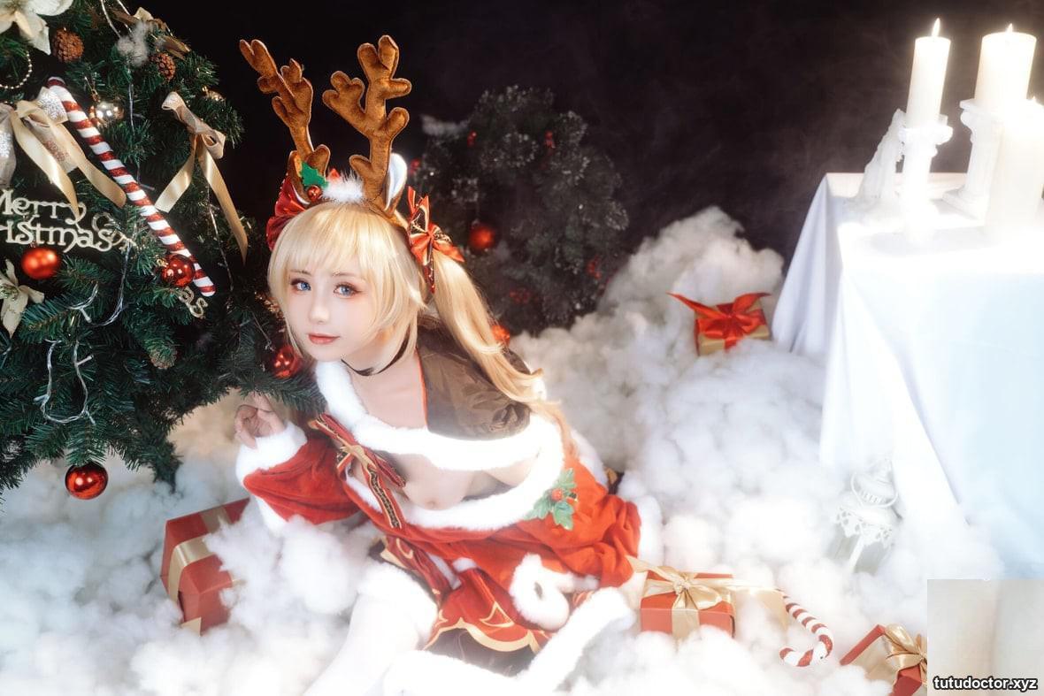 Explosive Girl Nya Koyoshi Kanonuriko – Genshin Impact Christmas · photo 43 of 88