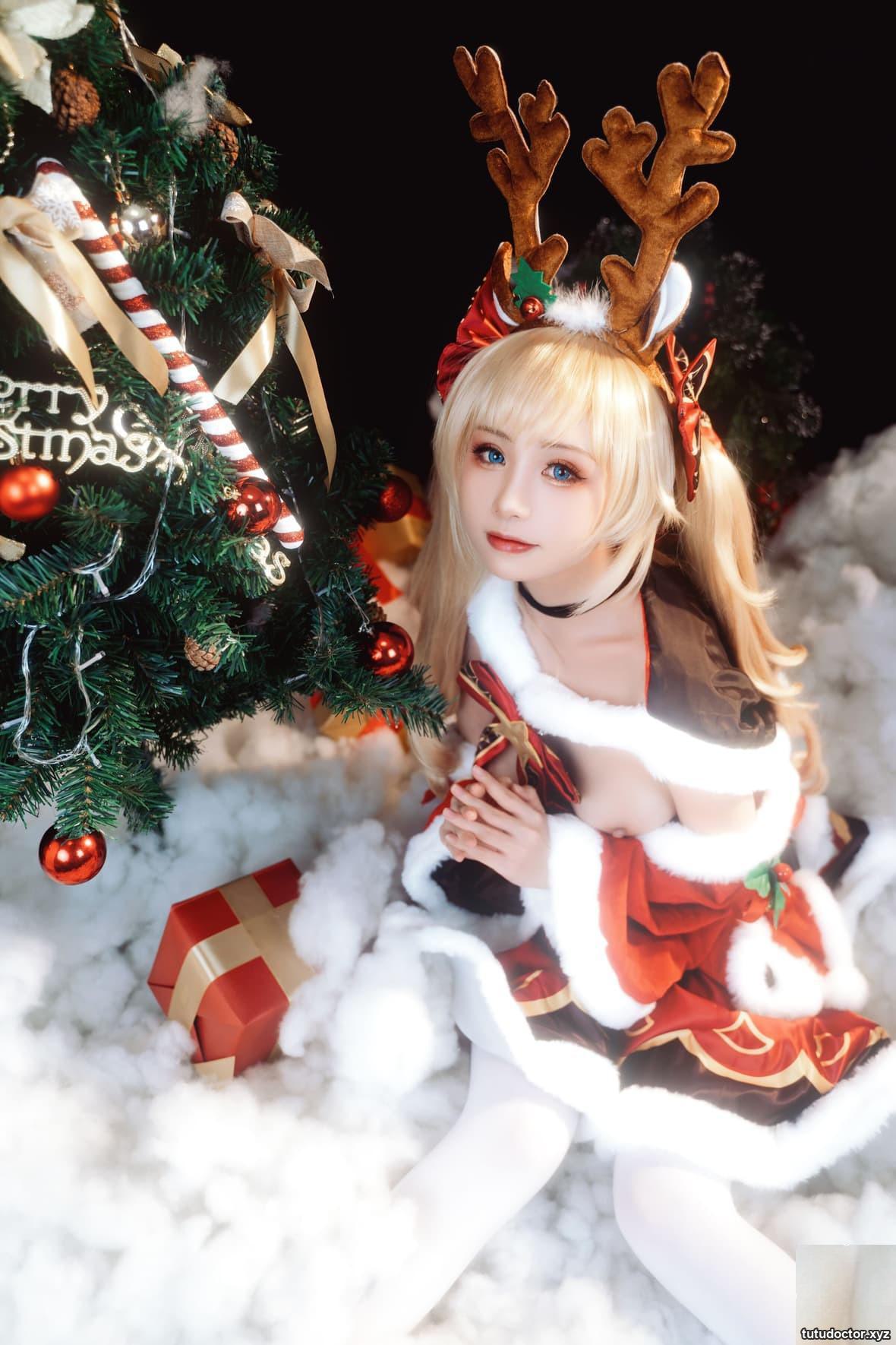 Explosive Girl Nya Koyoshi Kanonuriko – Genshin Impact Christmas · photo 44 of 88