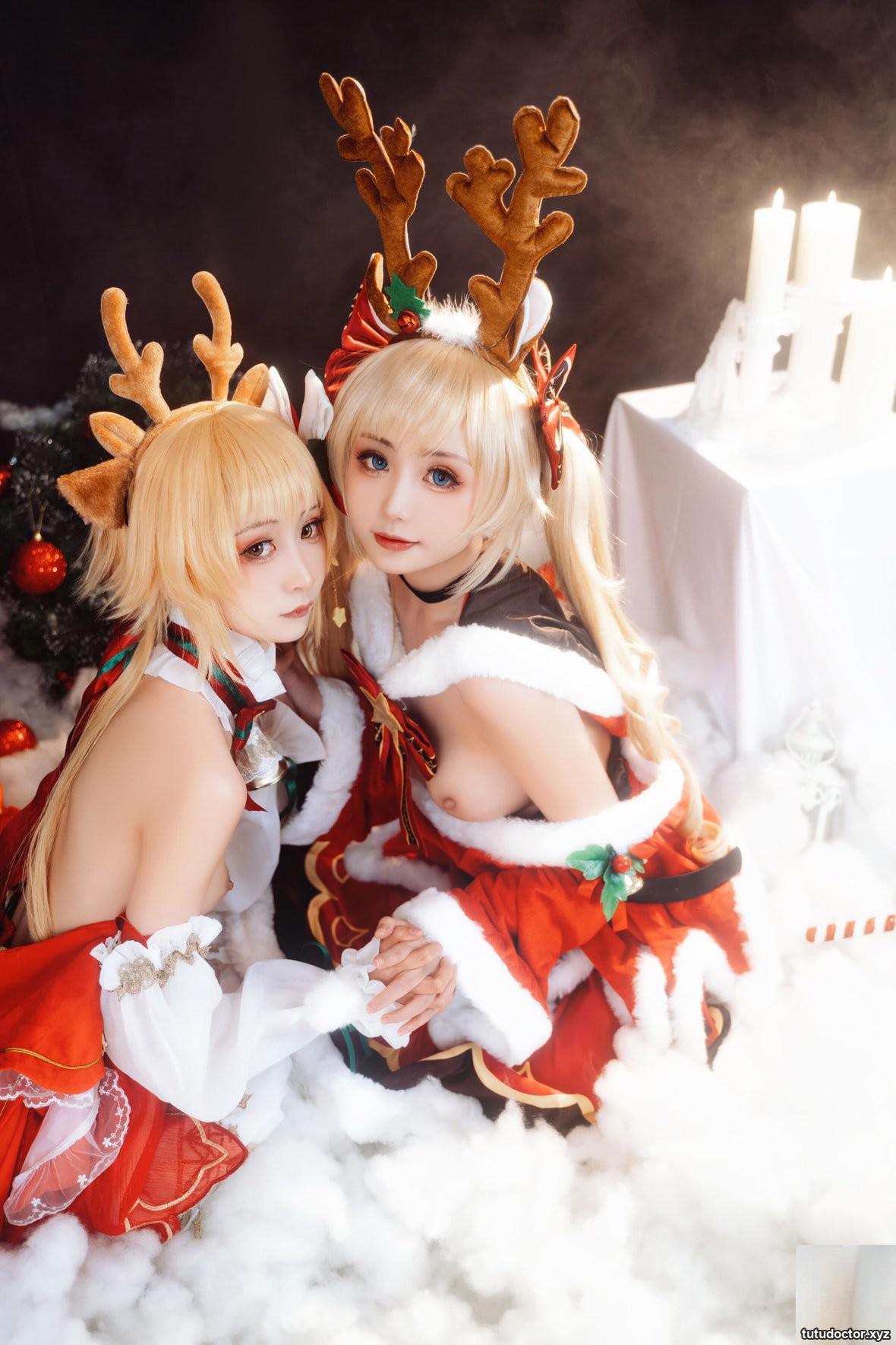 Explosive Girl Nya Koyoshi Kanonuriko – Genshin Impact Christmas · photo 46 of 88