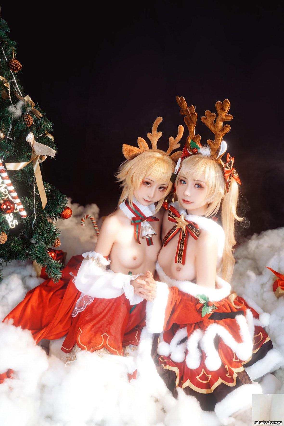 Explosive Girl Nya Koyoshi Kanonuriko – Genshin Impact Christmas · photo 48 of 88