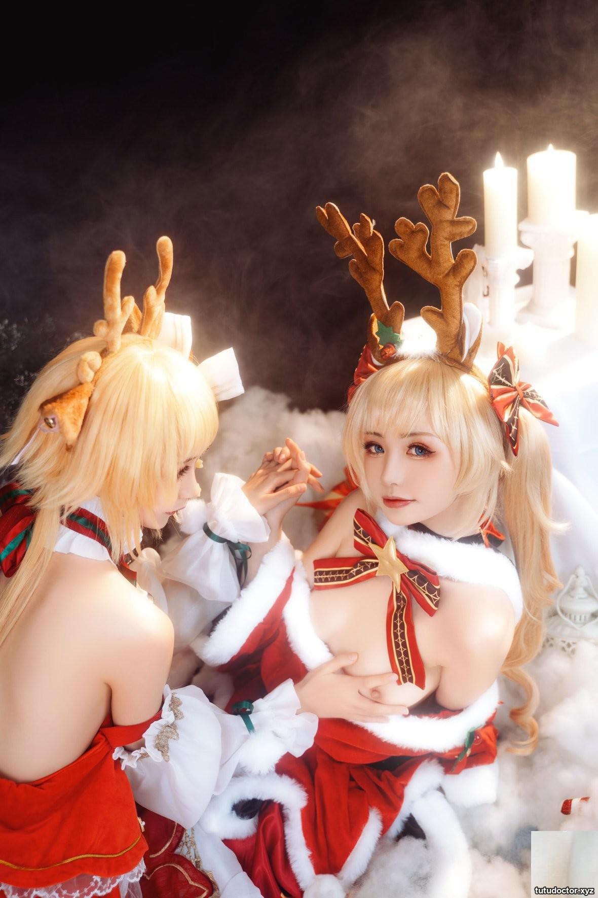 Explosive Girl Nya Koyoshi Kanonuriko – Genshin Impact Christmas · photo 49 of 88