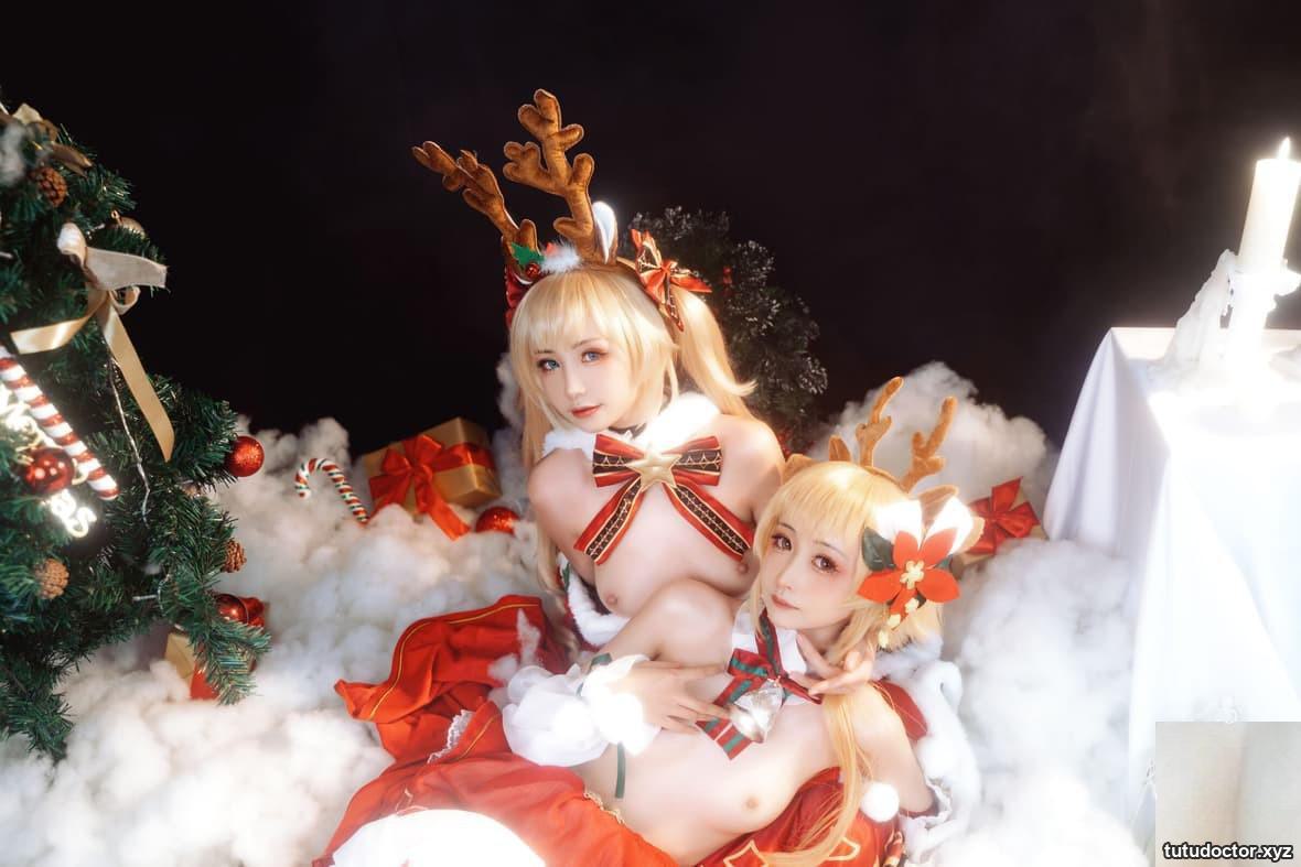 Explosive Girl Nya Koyoshi Kanonuriko – Genshin Impact Christmas · photo 50 of 88