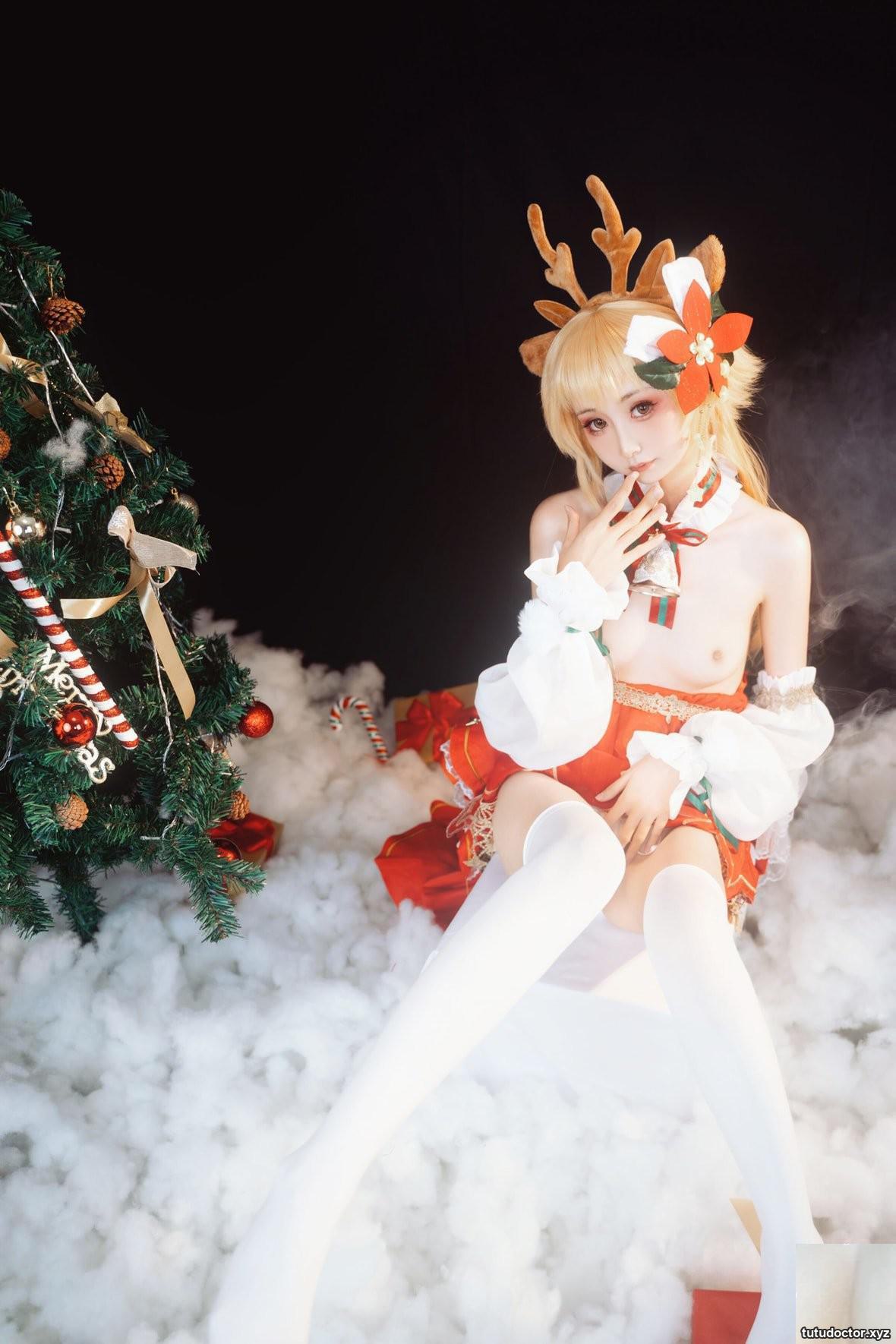 Explosive Girl Nya Koyoshi Kanonuriko – Genshin Impact Christmas · photo 52 of 88