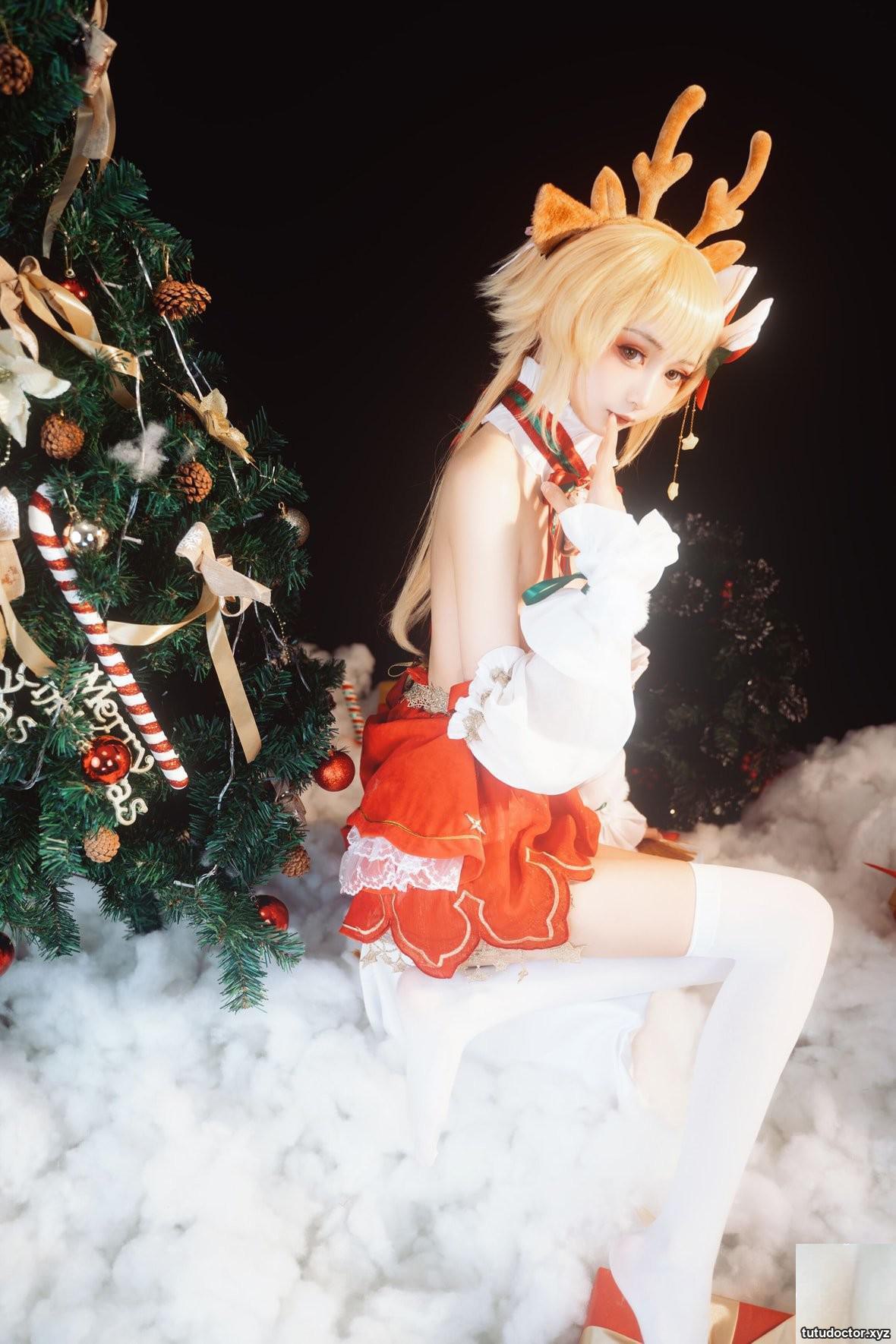 Explosive Girl Nya Koyoshi Kanonuriko – Genshin Impact Christmas · photo 53 of 88