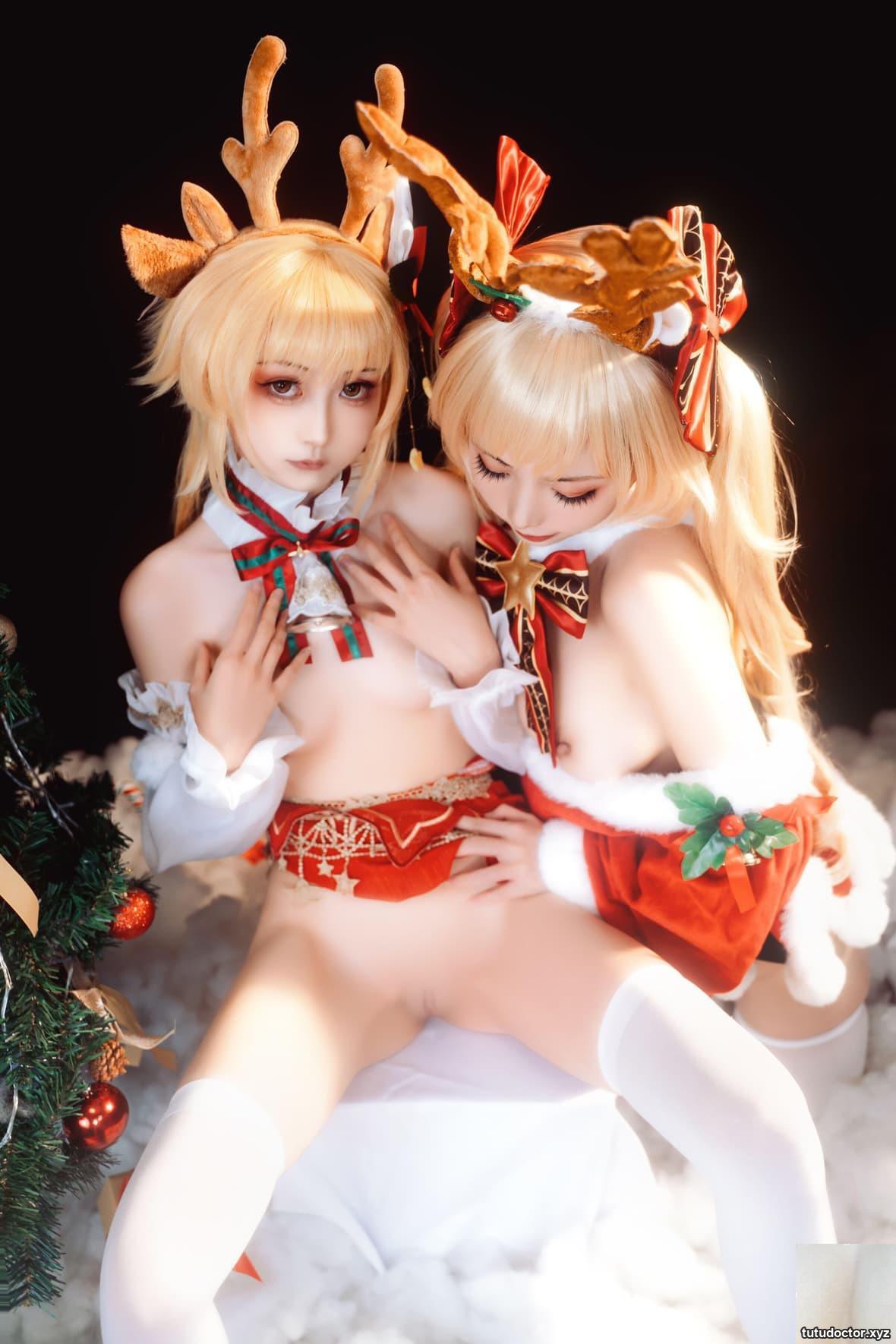 Explosive Girl Nya Koyoshi Kanonuriko – Genshin Impact Christmas · photo 70 of 88