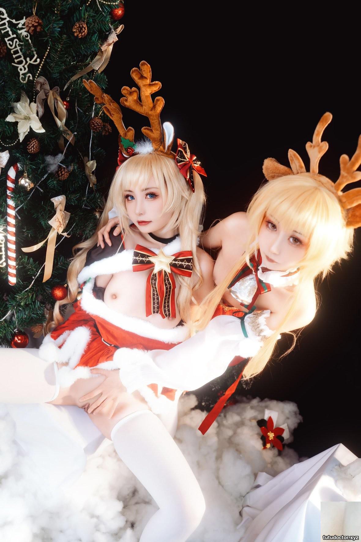 Explosive Girl Nya Koyoshi Kanonuriko – Genshin Impact Christmas · photo 74 of 88