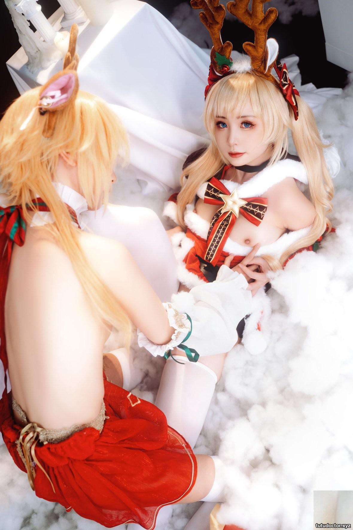 Explosive Girl Nya Koyoshi Kanonuriko – Genshin Impact Christmas · photo 77 of 88