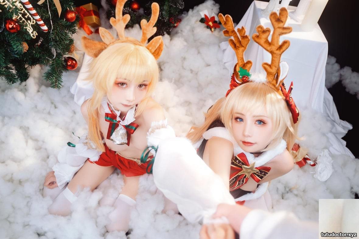 Explosive Girl Nya Koyoshi Kanonuriko – Genshin Impact Christmas · photo 82 of 88