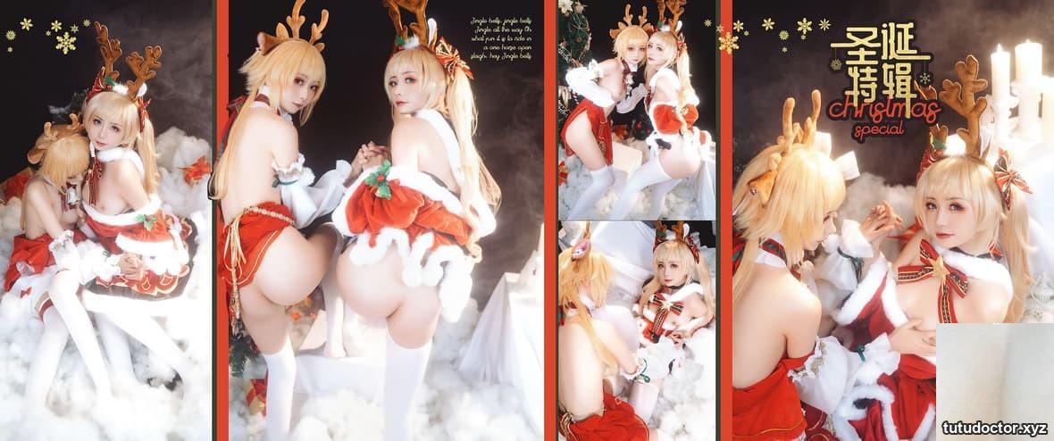 Explosive Girl Nya Koyoshi Kanonuriko – Genshin Impact Christmas · photo 87 of 88