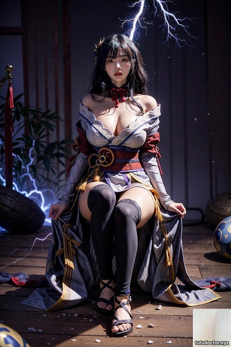 AI Generation~AI OFUG-Her Raiden Shogun Cosplay · photo 12 of 27