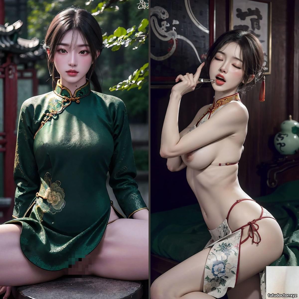 AI generated~AI Beauty-No65Cheongsam Chinese